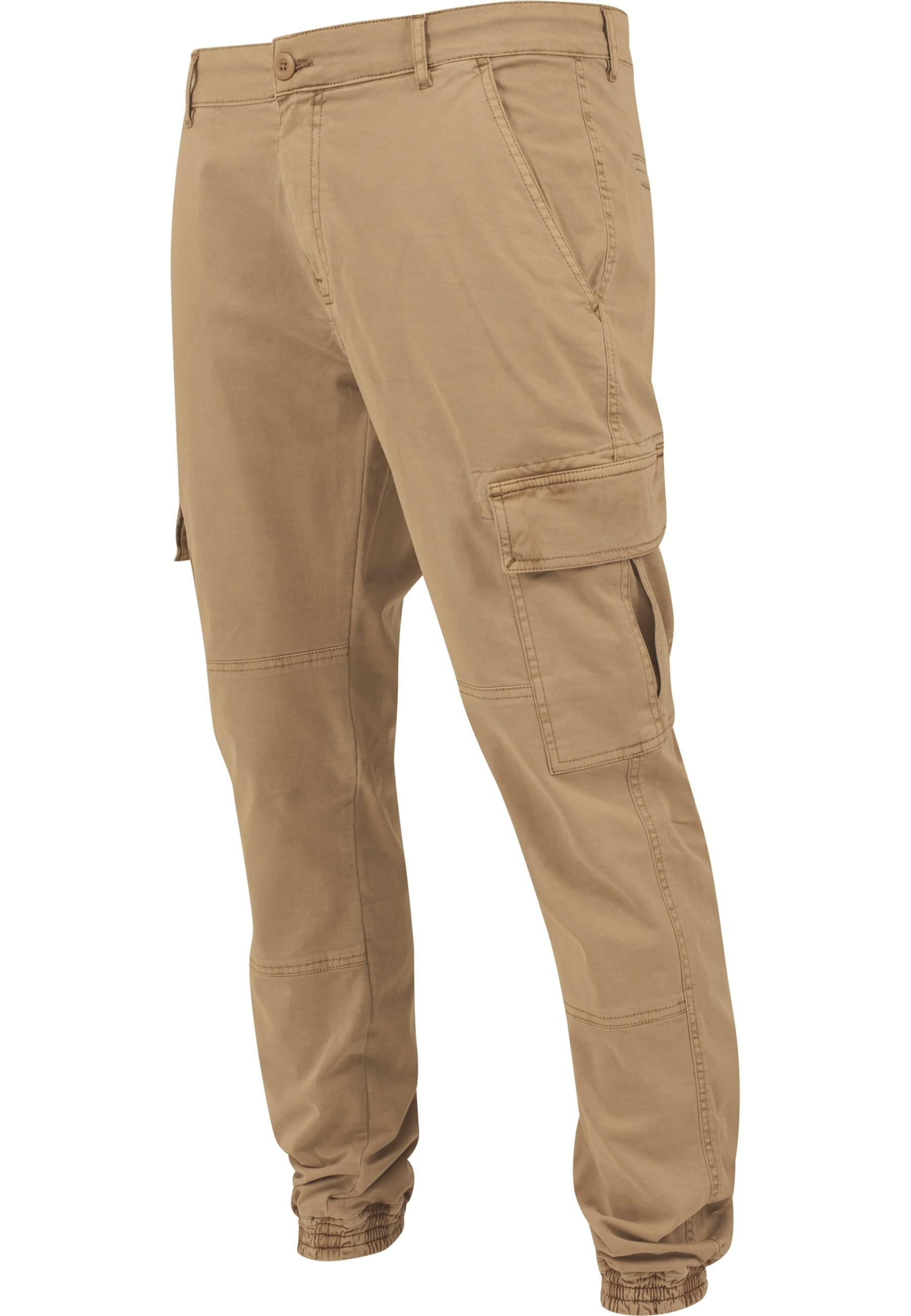 URBAN CLASSICS Cargohose "Urban Classics Herren Washed Cargo Twill Jogging günstig online kaufen