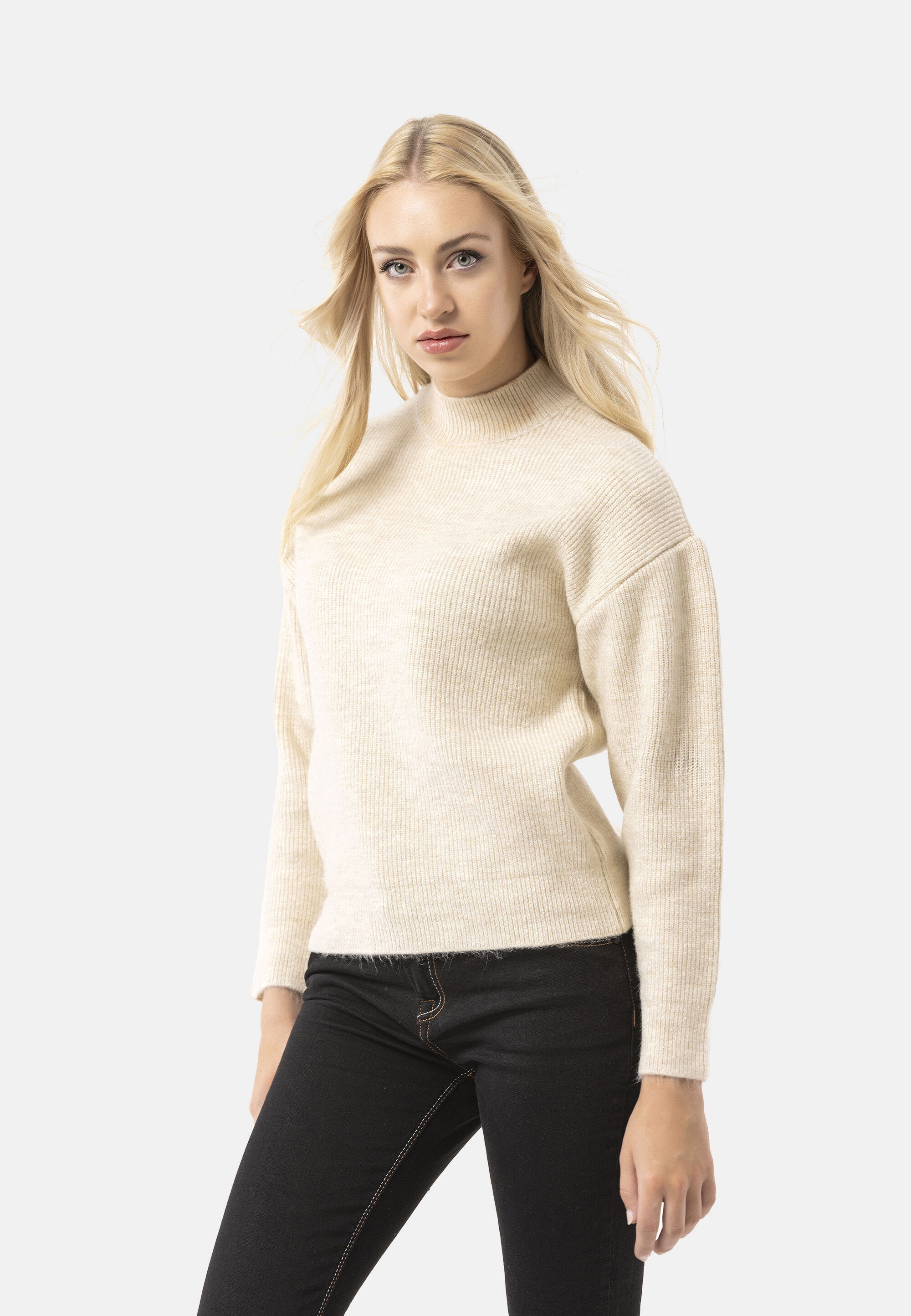 Cipo & Baxx Strickpullover »WP262« 1 Stk. hochwertiger Strick