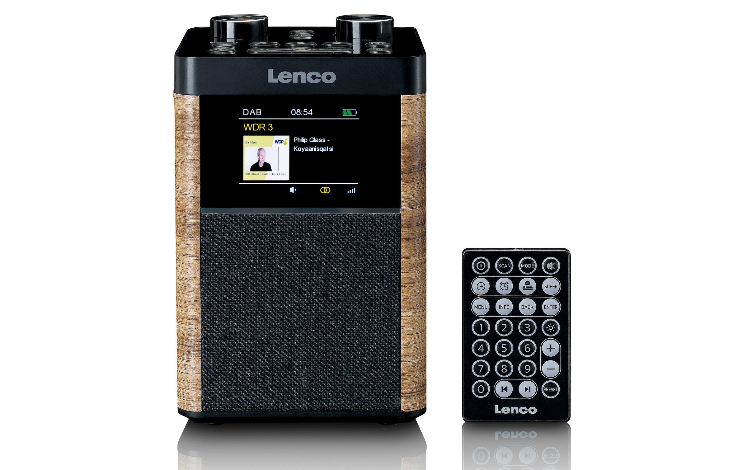 Lenco Digitalradio (DAB+) »PDR-060WD« ( Digitalradio (DAB+) | FM-Tuner )