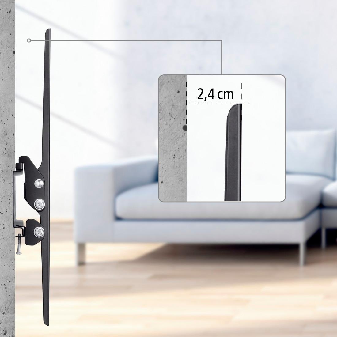 Hama TV-Wandhalterung »TV-Wandhalterung TILT, Schwarz, 81-191 cm (32"-75"), 43",50",55",65"«, bis 191 cm Zoll