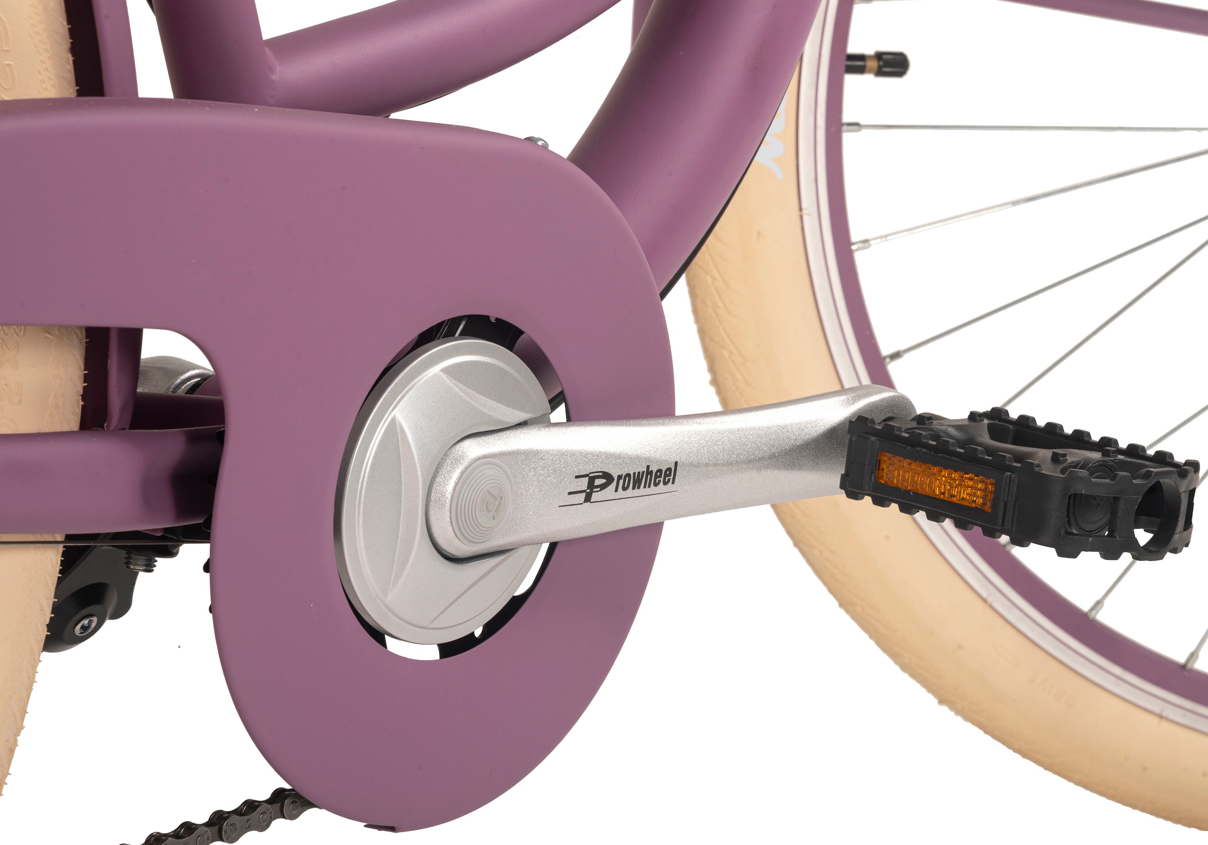 Dacapo Cityrad »Balloon Damenrad 28'' lila 6 Gänge 48 cm«, 6 Gang, Shimano, Tourney Schaltwerk, Kettenschaltung