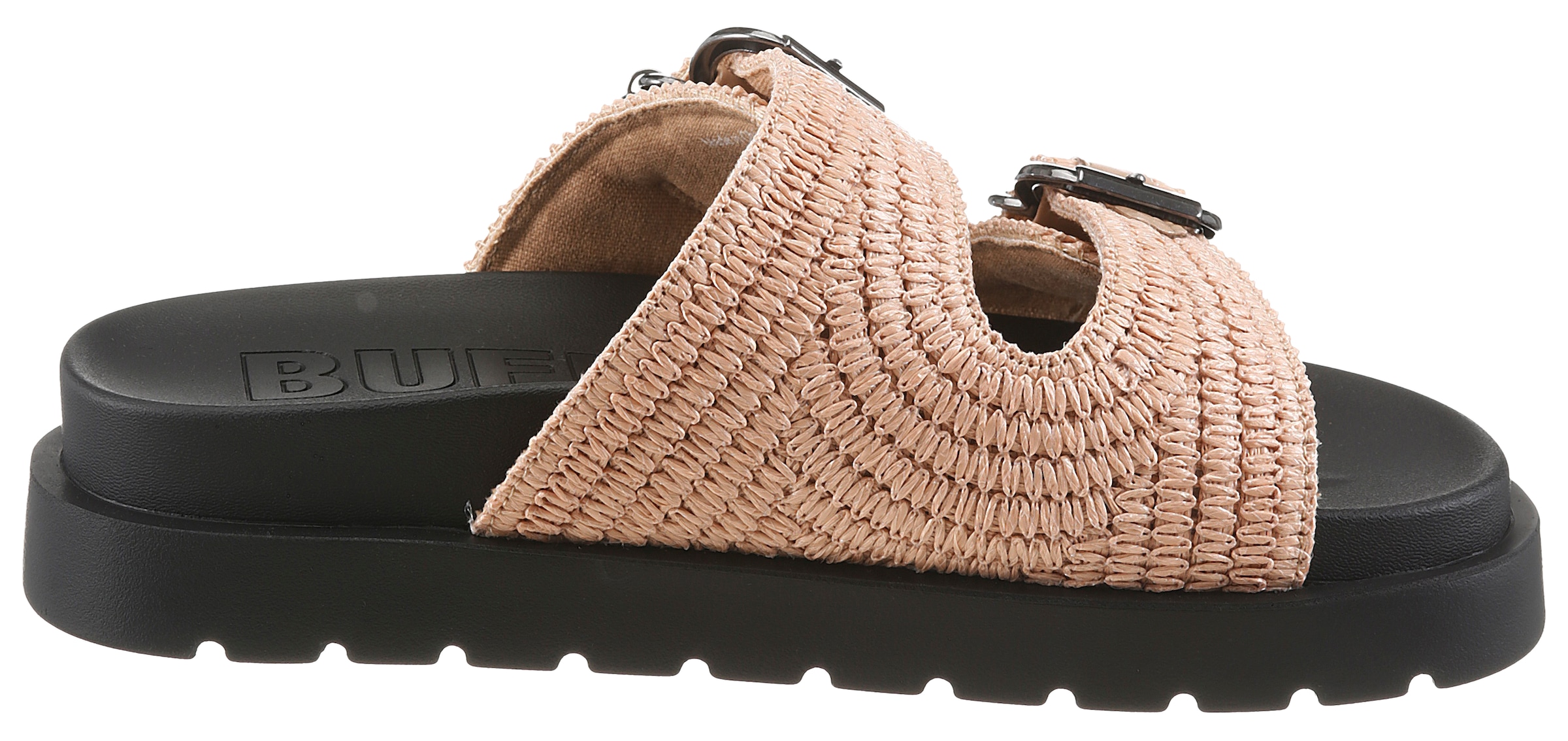 Buffalo Pantolette  Sommerschuh, Mules, Strandschuh, Schlupfschuh in Ethno-Optik