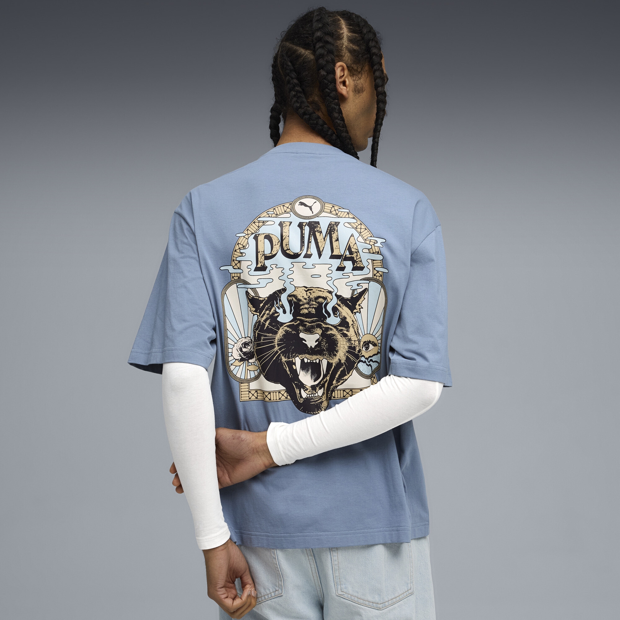 PUMA T-Shirt »Graphic PUMA Fest Boxy T-Shirt Herren«