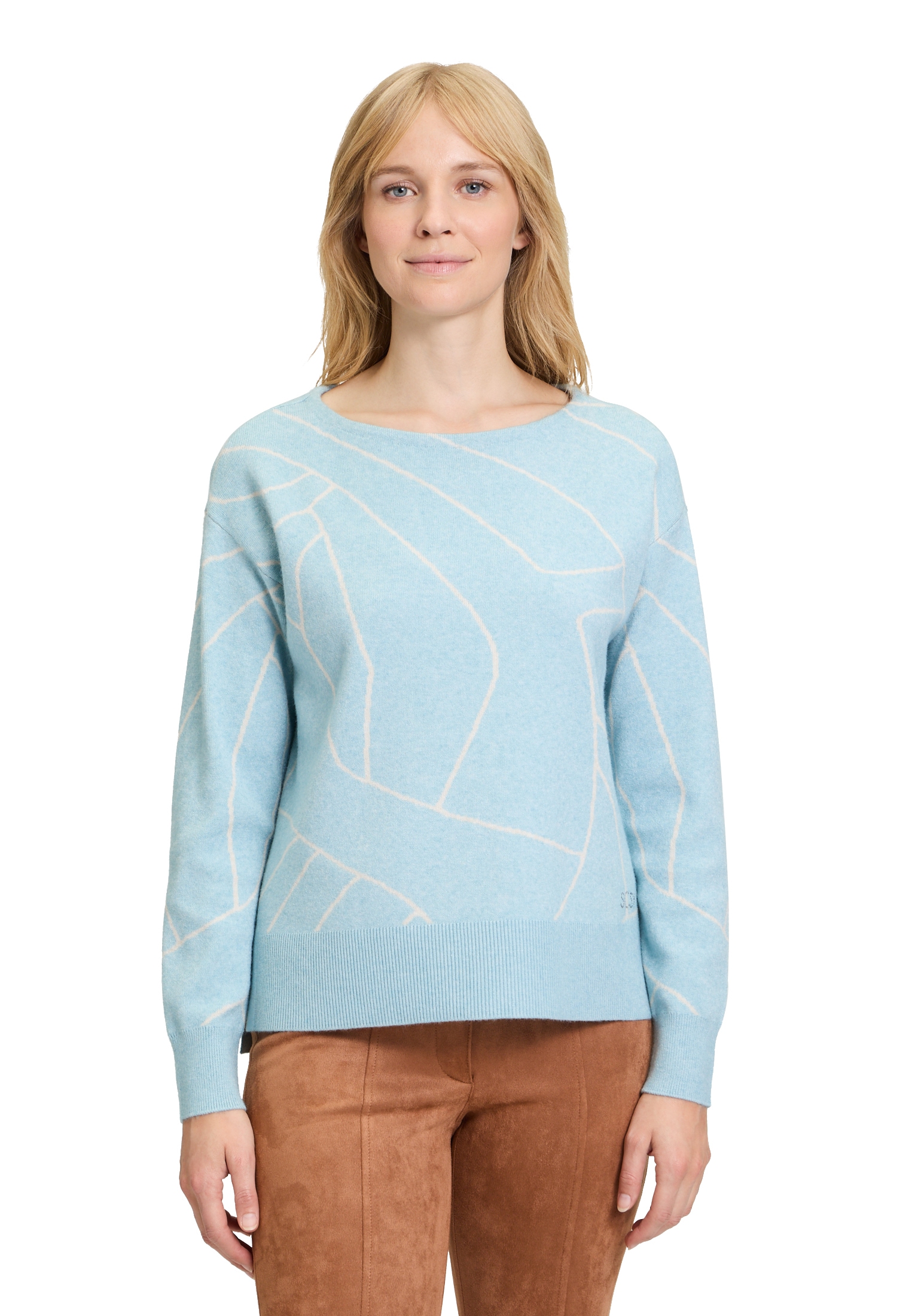 Betty Barclay Strickpullover "Damen Strickpullover mit Jacquard", 1 Stk. Ja günstig online kaufen