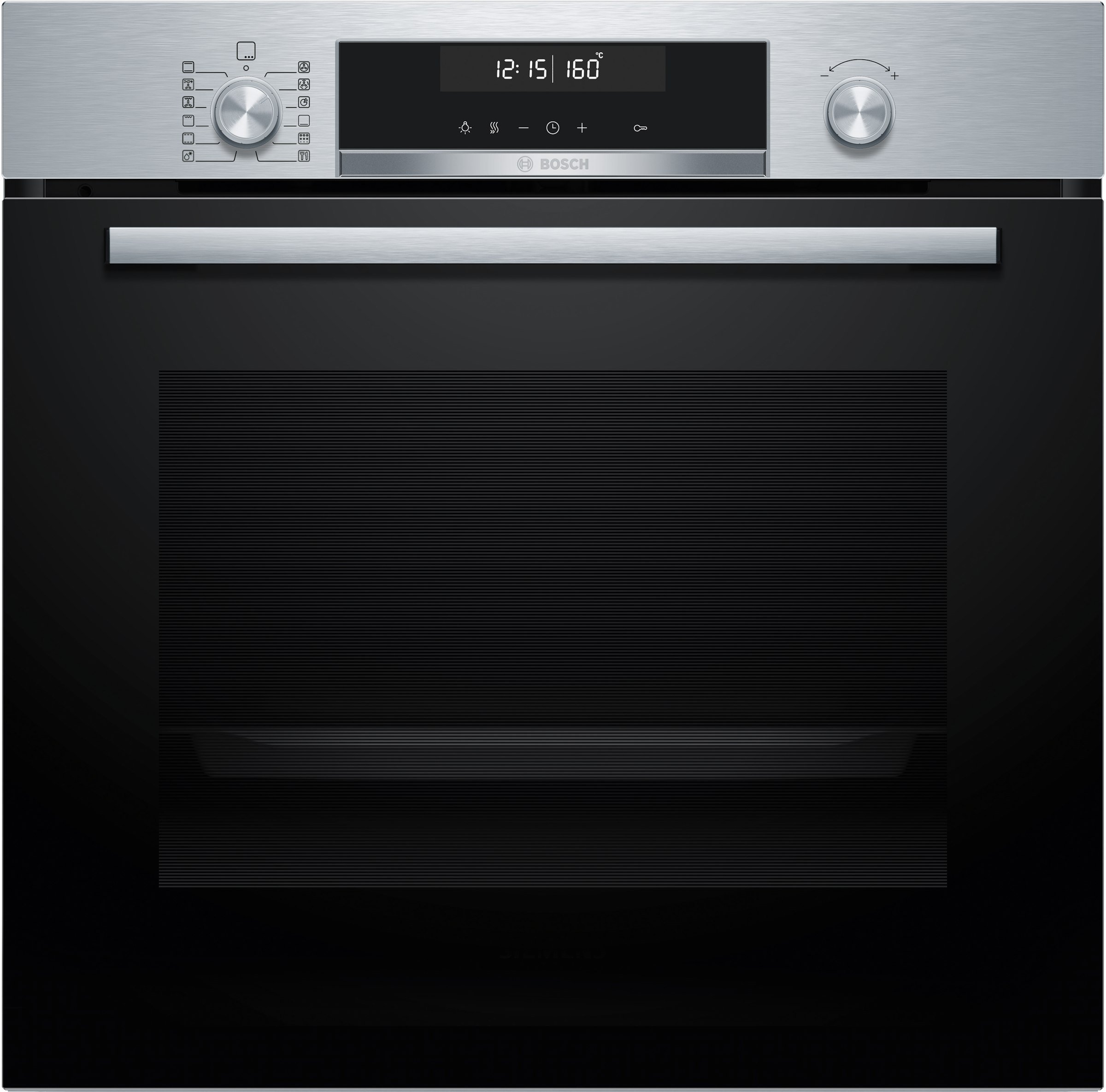 BOSCH Pyrolyse Backofen Serie 6 "HBG578BS3", mit Teleskopauszug nachrüstbar