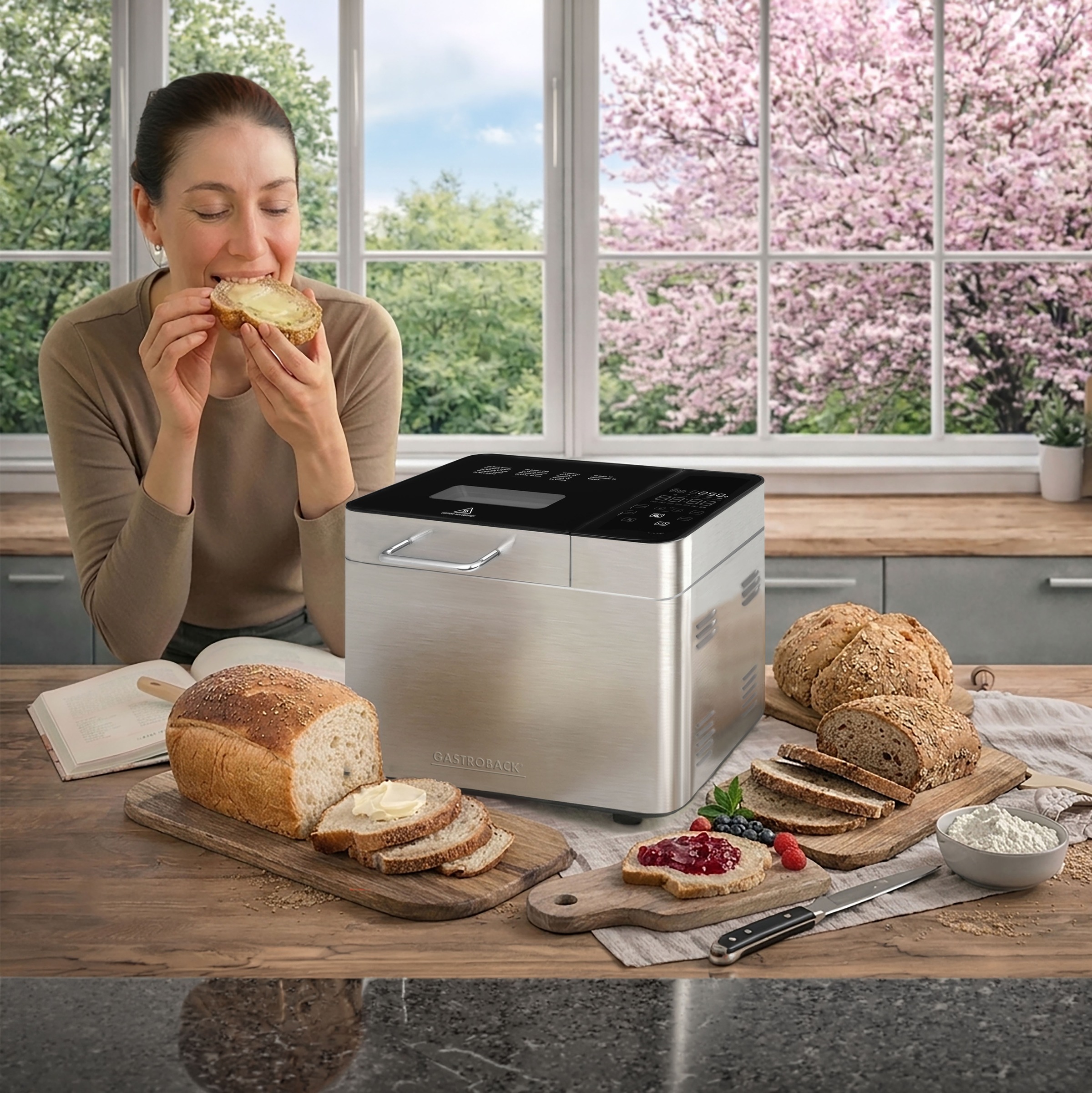 Gastroback Brotbackautomat »SCALE & CRUST PRO 42828« 18 Programme