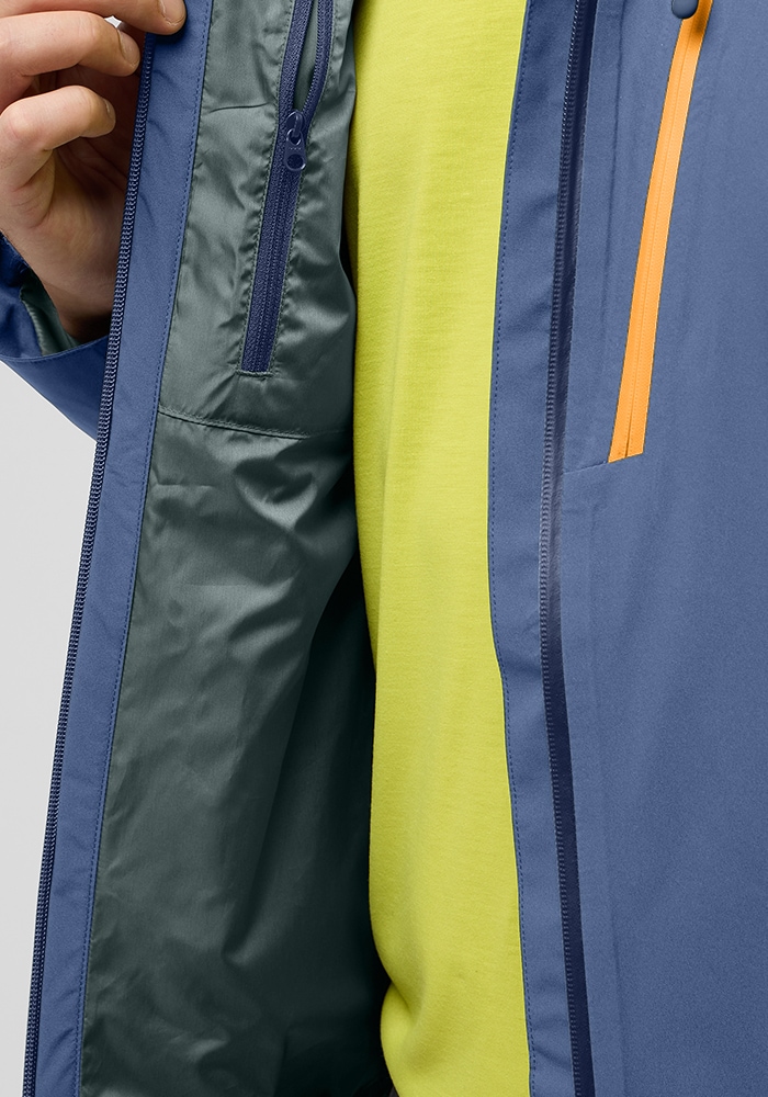Jack Wolfskin Funktionsjacke »EAGLE PEAK 2L JKT M«, mit Kapuze