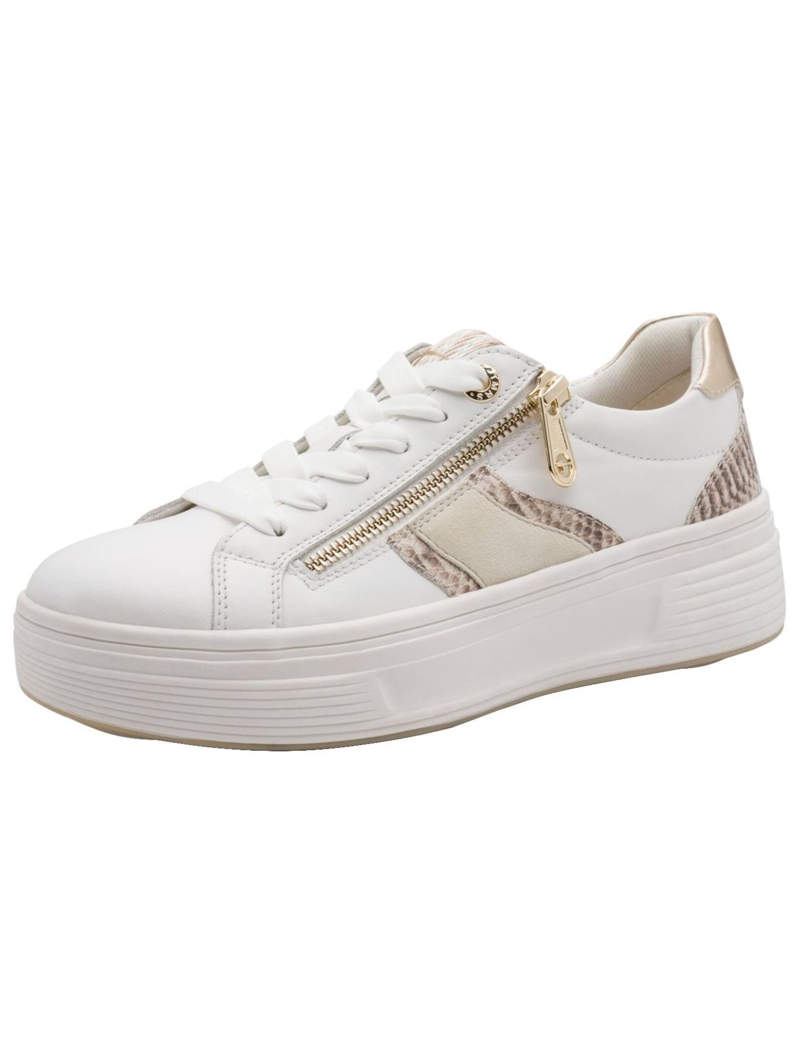 Tamaris Plateausneaker "Tamaris Sneaker Leder/Textil" günstig online kaufen