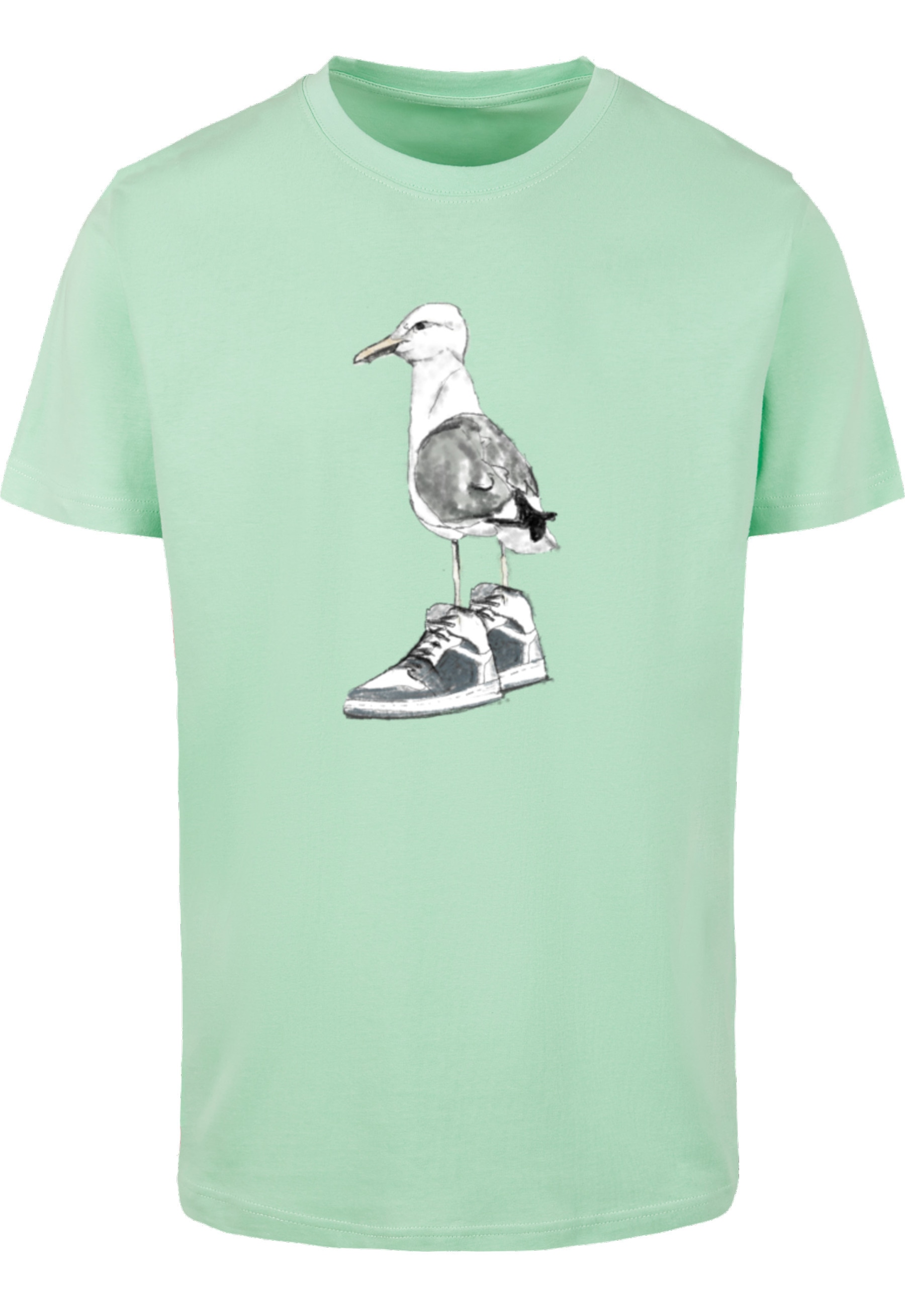 MisterTee T-Shirt "MisterTee Herren Seagull Sneakers Tee" 1 Stk.