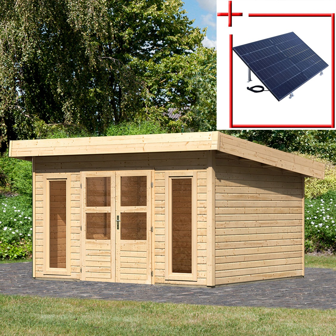 Karibu Gartenhaus "Perlsee 4" günstig online kaufen