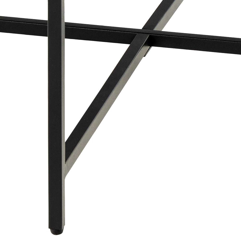 ACTONA GROUP Couchtisch »Lamoine«, Rund, Izmir matt schwarz, rau Melamin, Ø70x42 cm