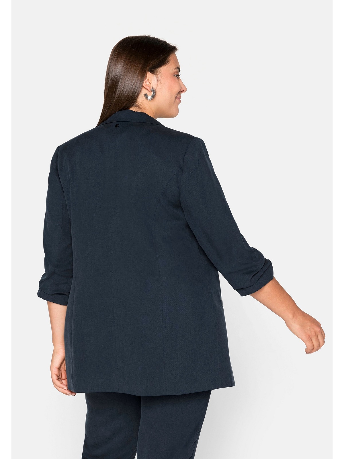 | kaufen »Große Reverskragen Longblazer Lyocell Sheego online BAUR TENCEL™ mit aus Größen«,