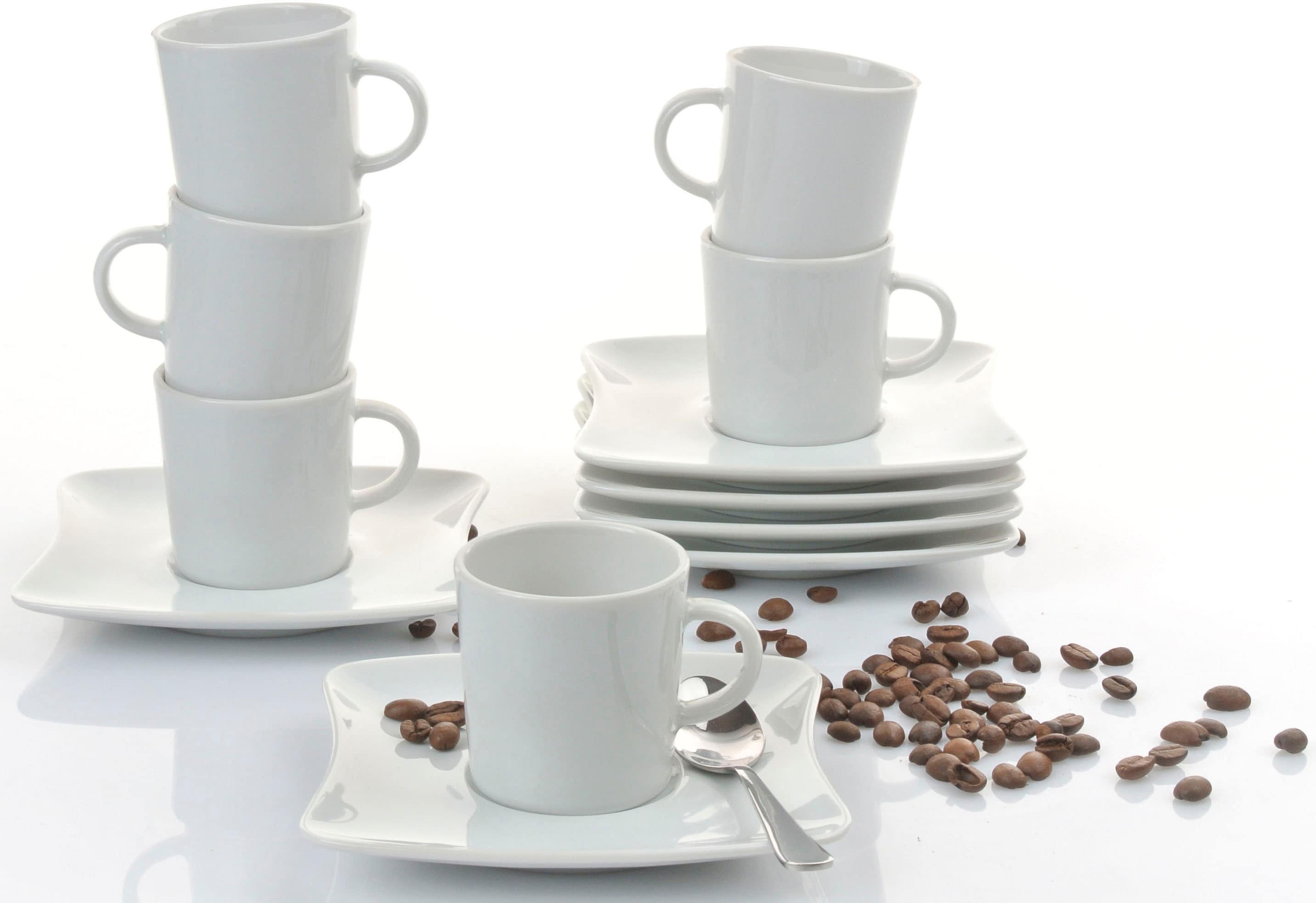 Retsch Arzberg Espressotasse "SANDY" Klassisches Espressotassen Set - Made in Germany