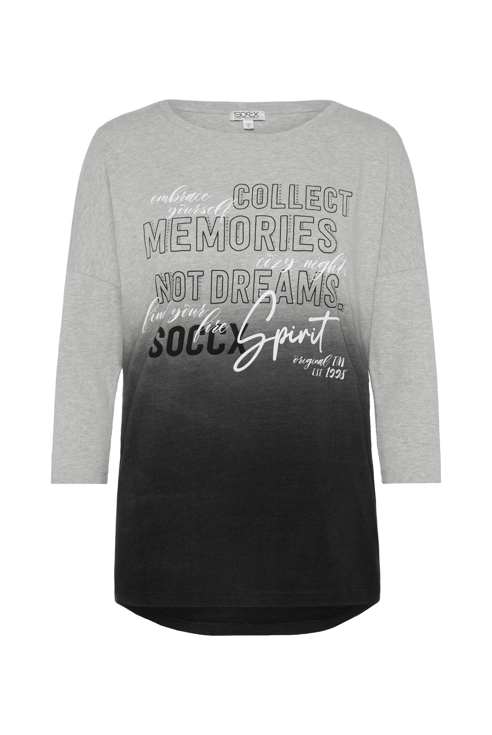 3/4-Arm-Shirt, Baumwolle online SOCCX aus bestellen BAUR |