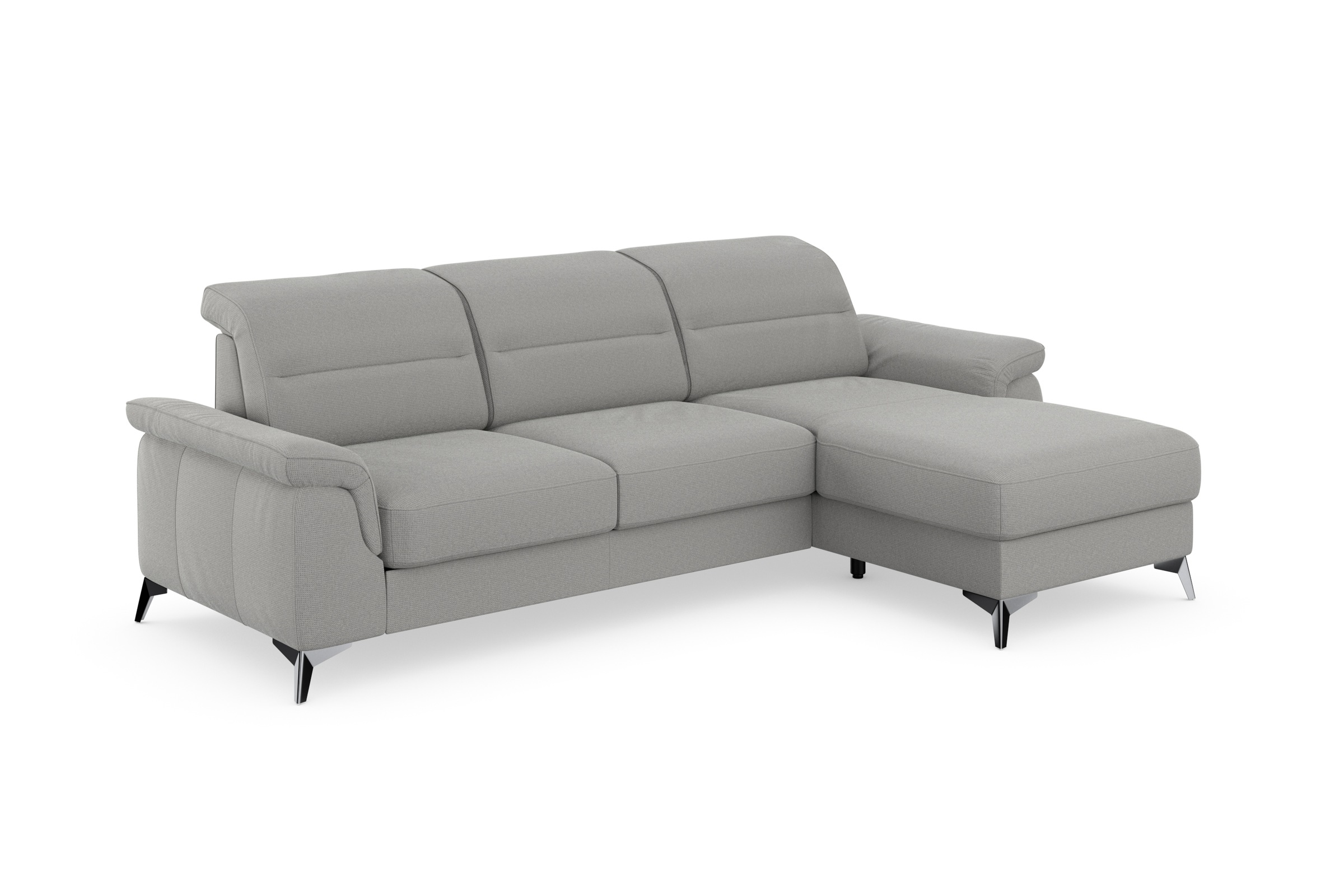 sit&more Ecksofa »Sinatra L-Form«, mit Recamiere, optinal mit Kopfteilverstellung und Armteilfunktion