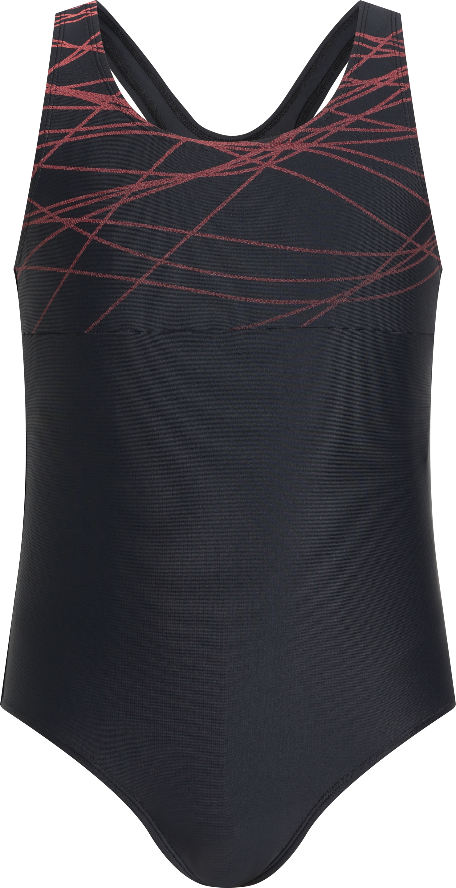MCKINLEY Mädchen Badeanzug "MÄ.-SCHWIMMANZUG PAMELA G", schwarz, Gr. 128, unifarben, Single Jersey, Polyamid, Badeanzüge, sportlicher Stil,