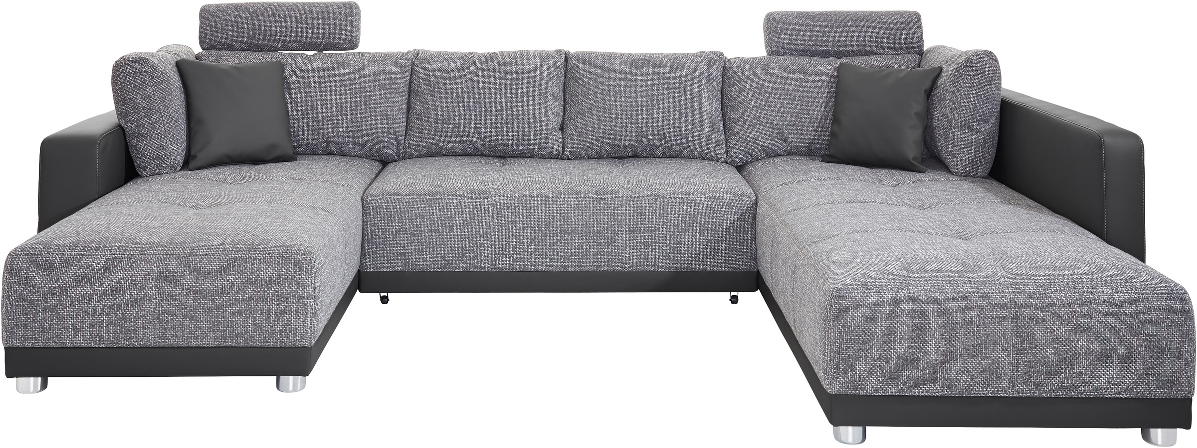 Jockenhöfer Gruppe Wohnlandschaft "Orlando U-Form, B: 337 cm" mit Bettfunkt günstig online kaufen