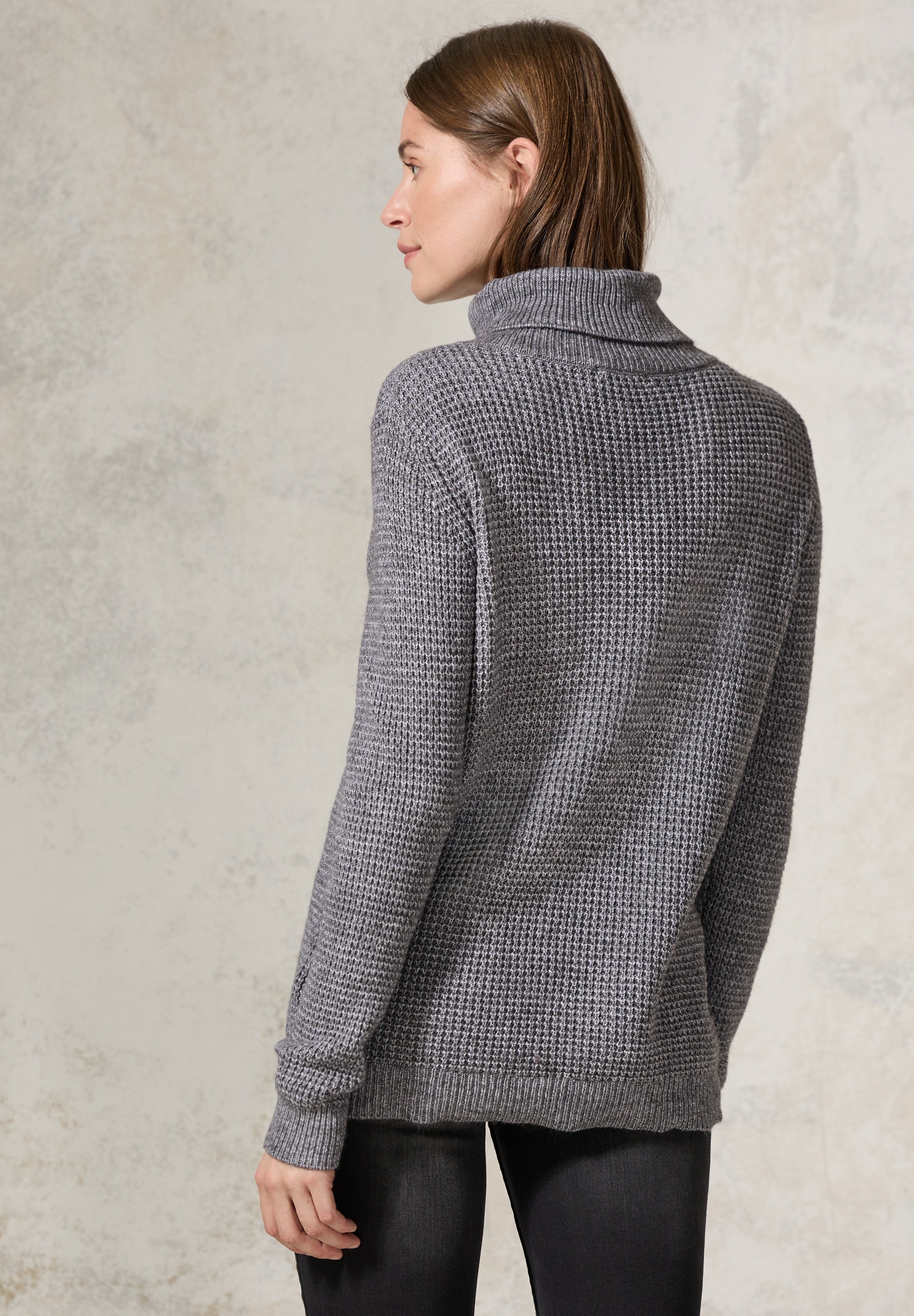 Cecil Rollkragenpullover, im soften Baumwoll-Mix