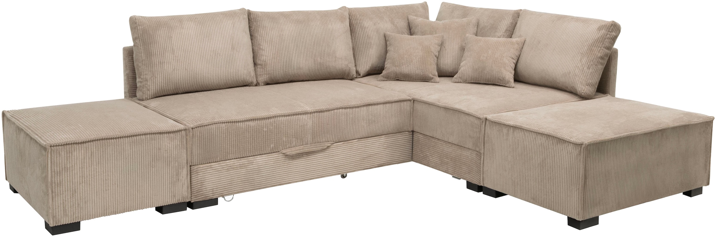 Home affaire Ecksofa "Night & Day L-Form, Breite 316 cm mit Dauer-Schlaffun günstig online kaufen