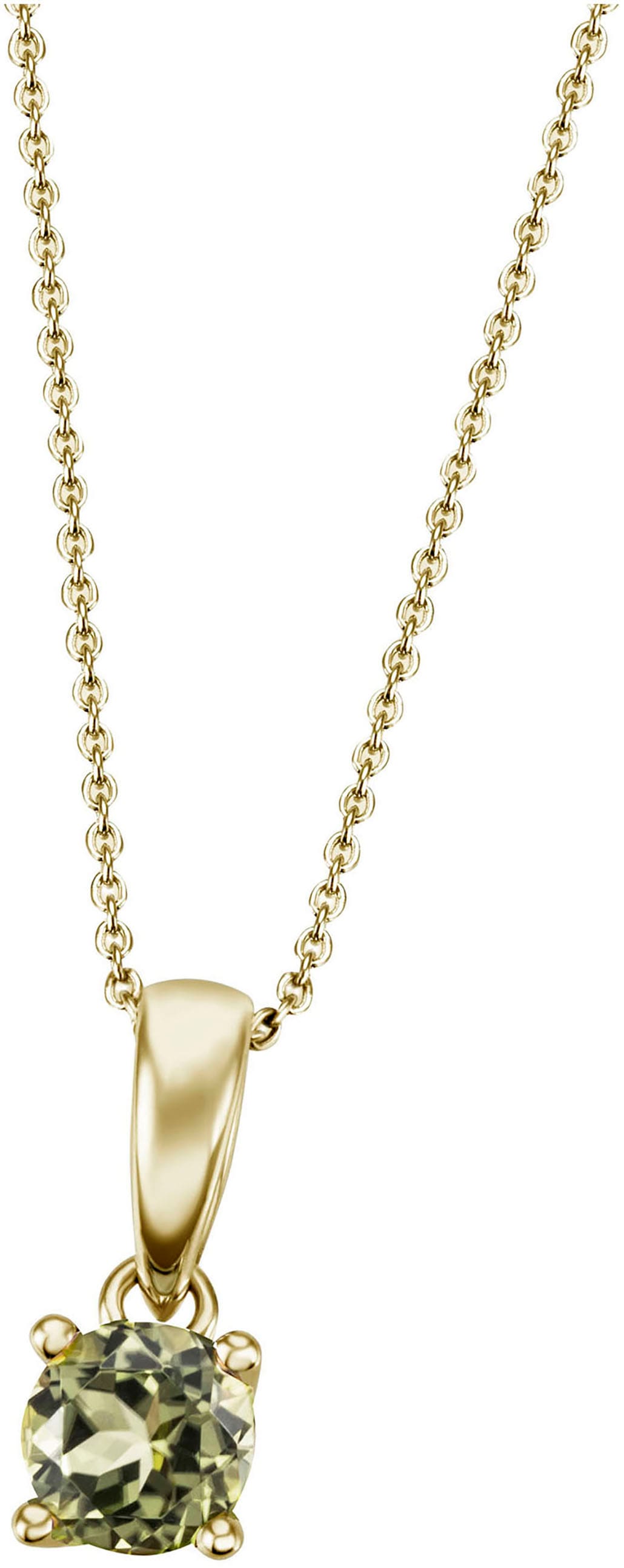 Kette mit Anhänger »Schmuck Geschenk Gold 375 Gold 585 Halsschmuck Halskette Solitär«,...