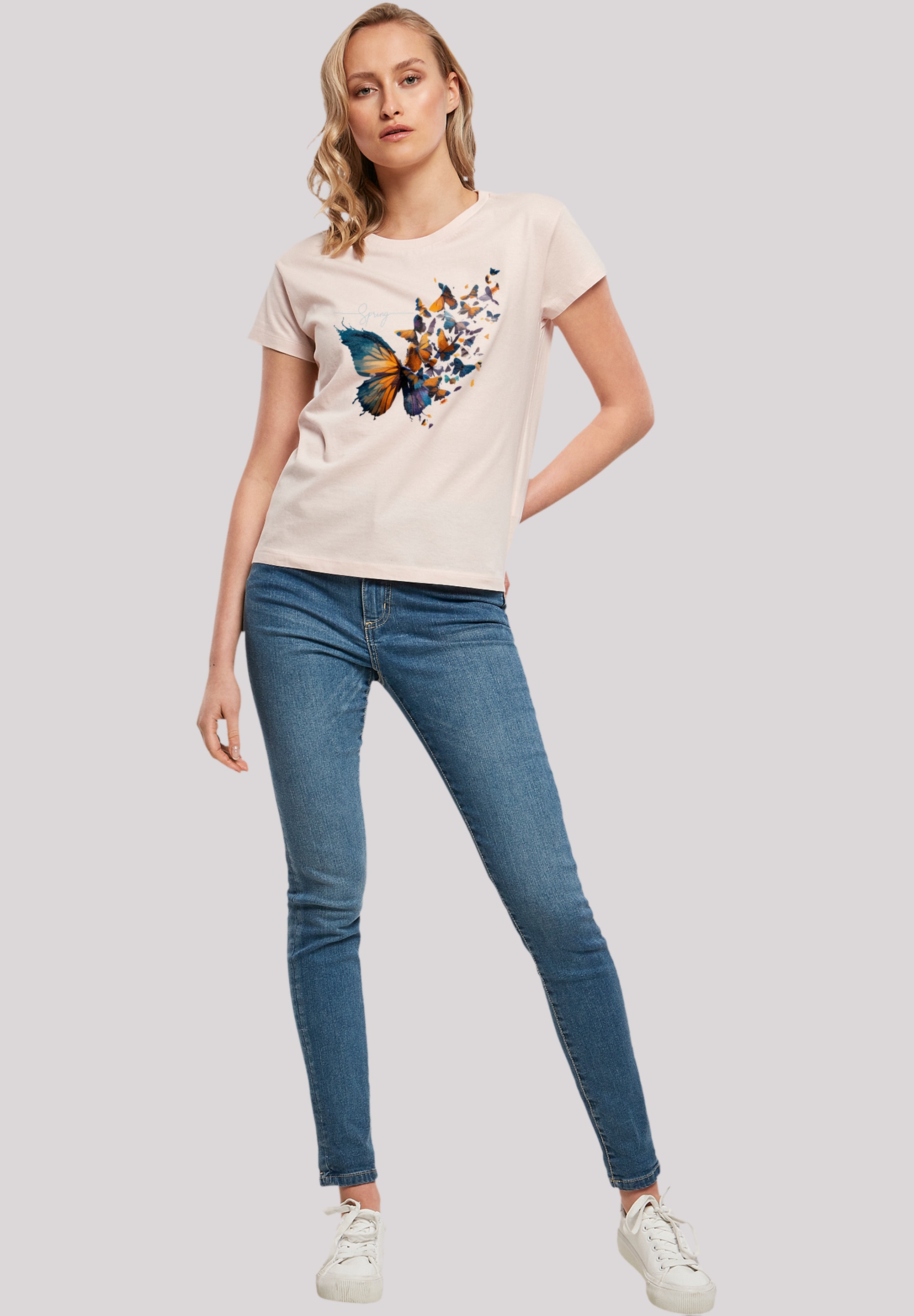 F4NT4STIC T-Shirt »Schmetterling«, Print