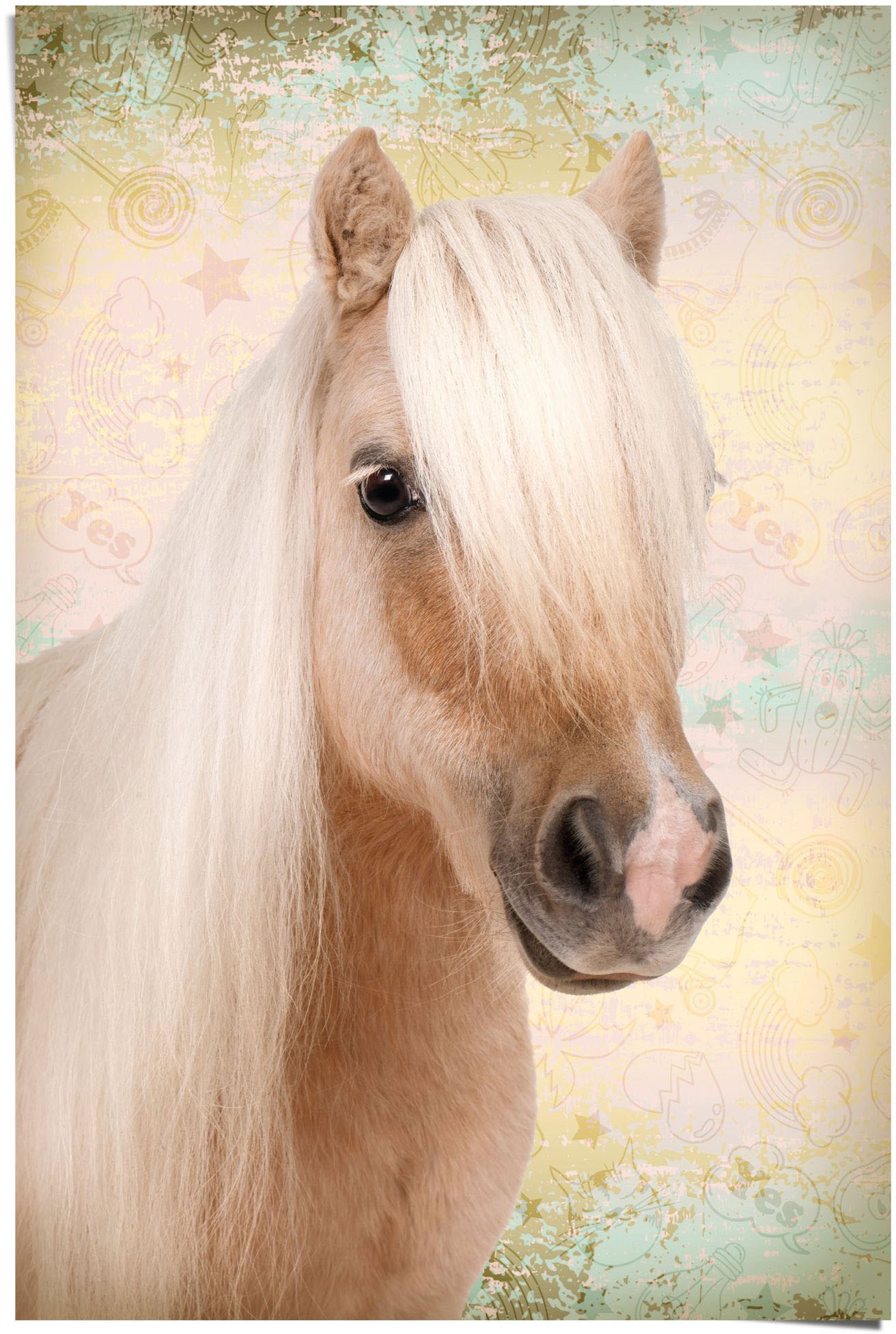 Reinders Poster "Pony Liebe" 1 Stk. tlg. günstig online kaufen