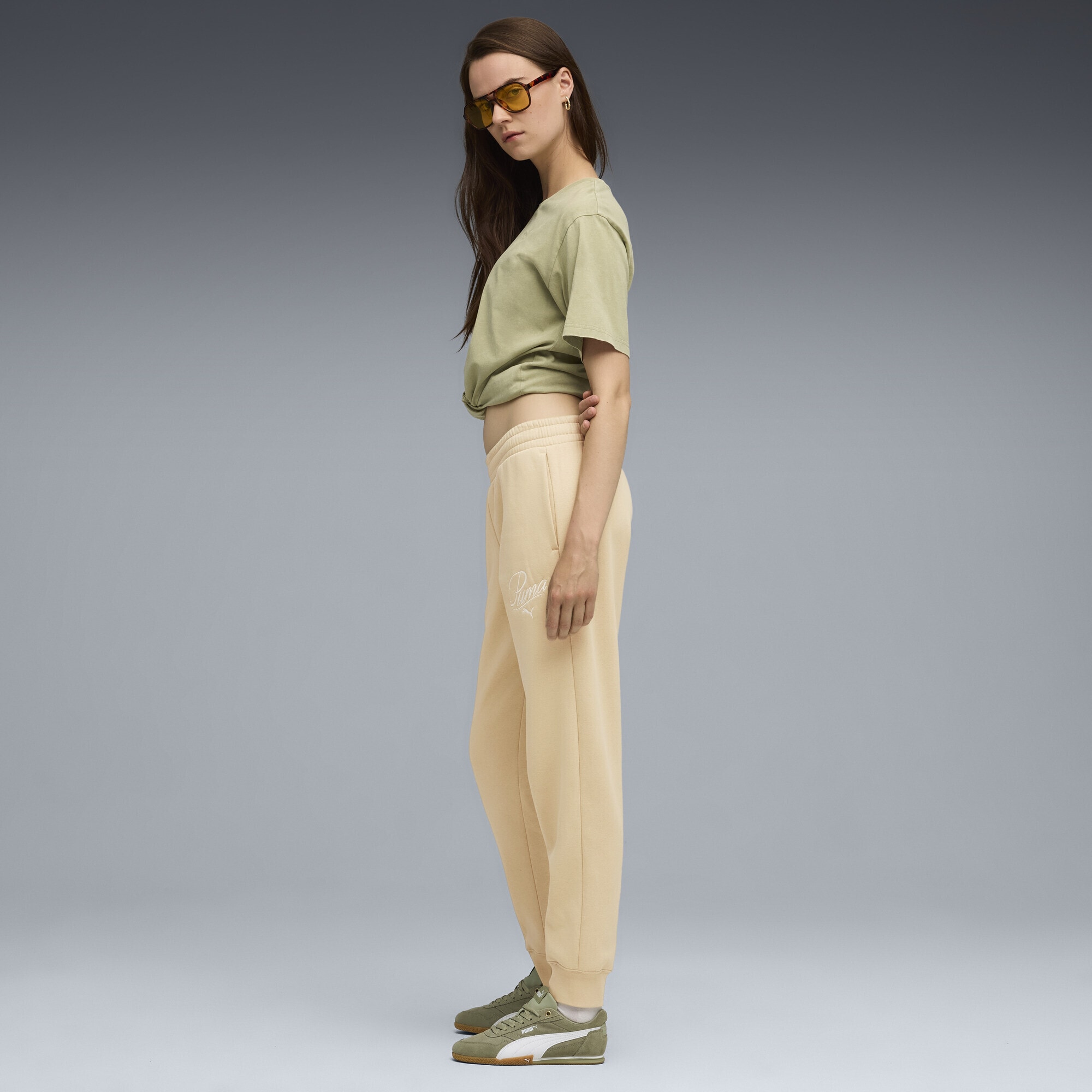 PUMA Sporthose »Essentials Script Jogginghose Damen«