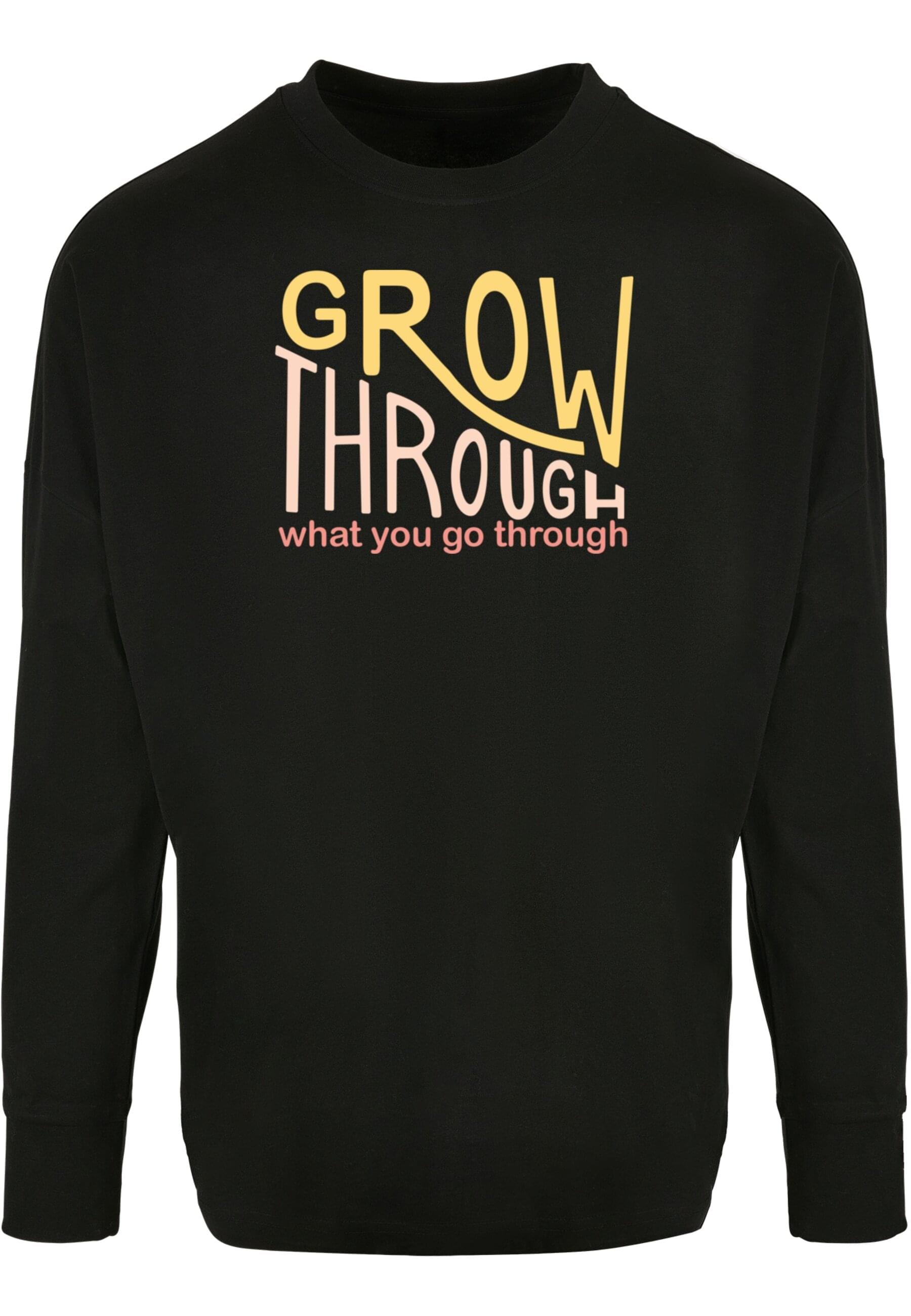 Merchcode Longsleeve "Merchcode Herren Spring - Grow through 2 Oversized Lo günstig online kaufen