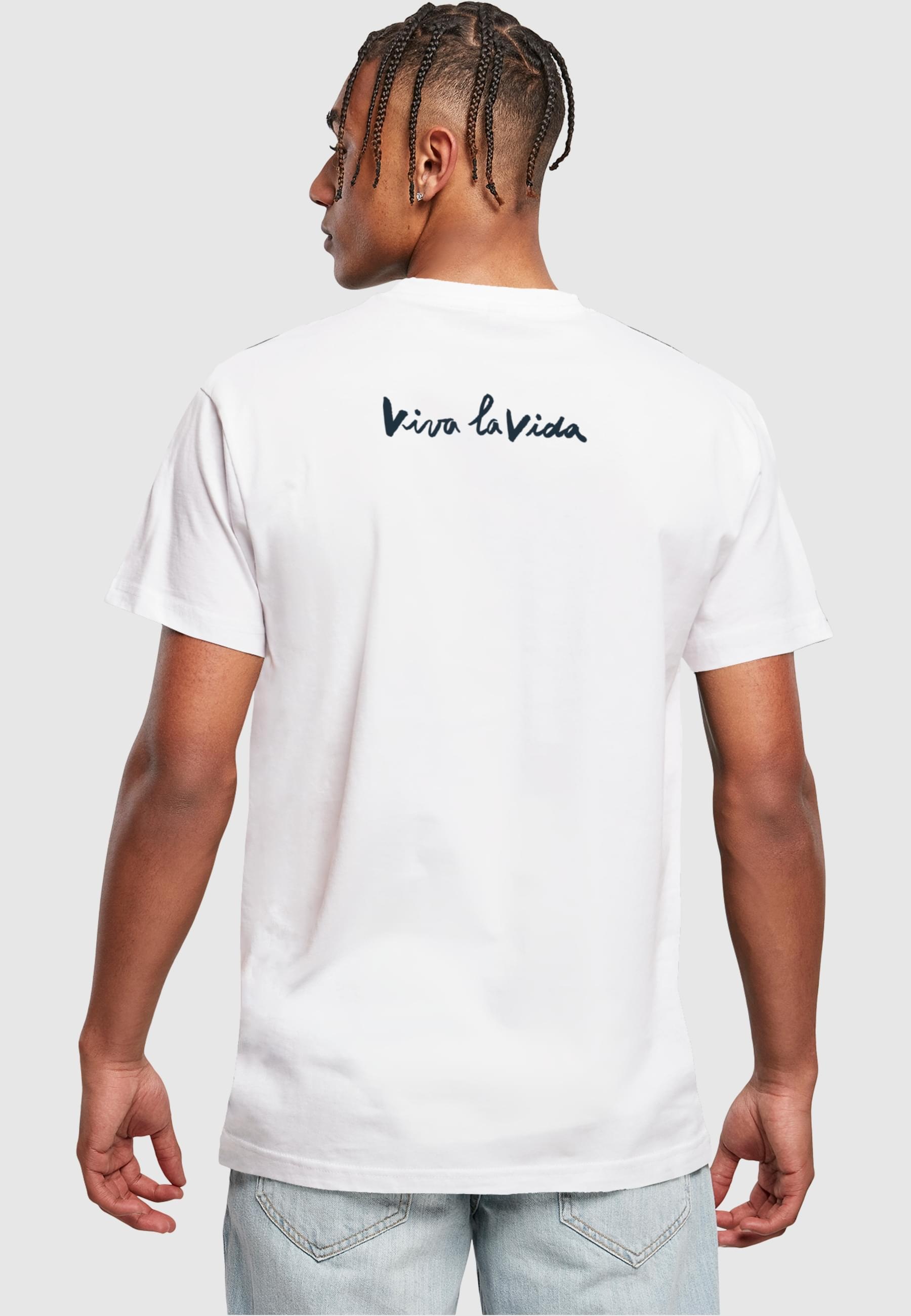 Merchcode T-Shirt »Merchcode Herren Frida Kahlo - Viva la vida 2 T-Shirt Round Neck«, (1 tlg.)