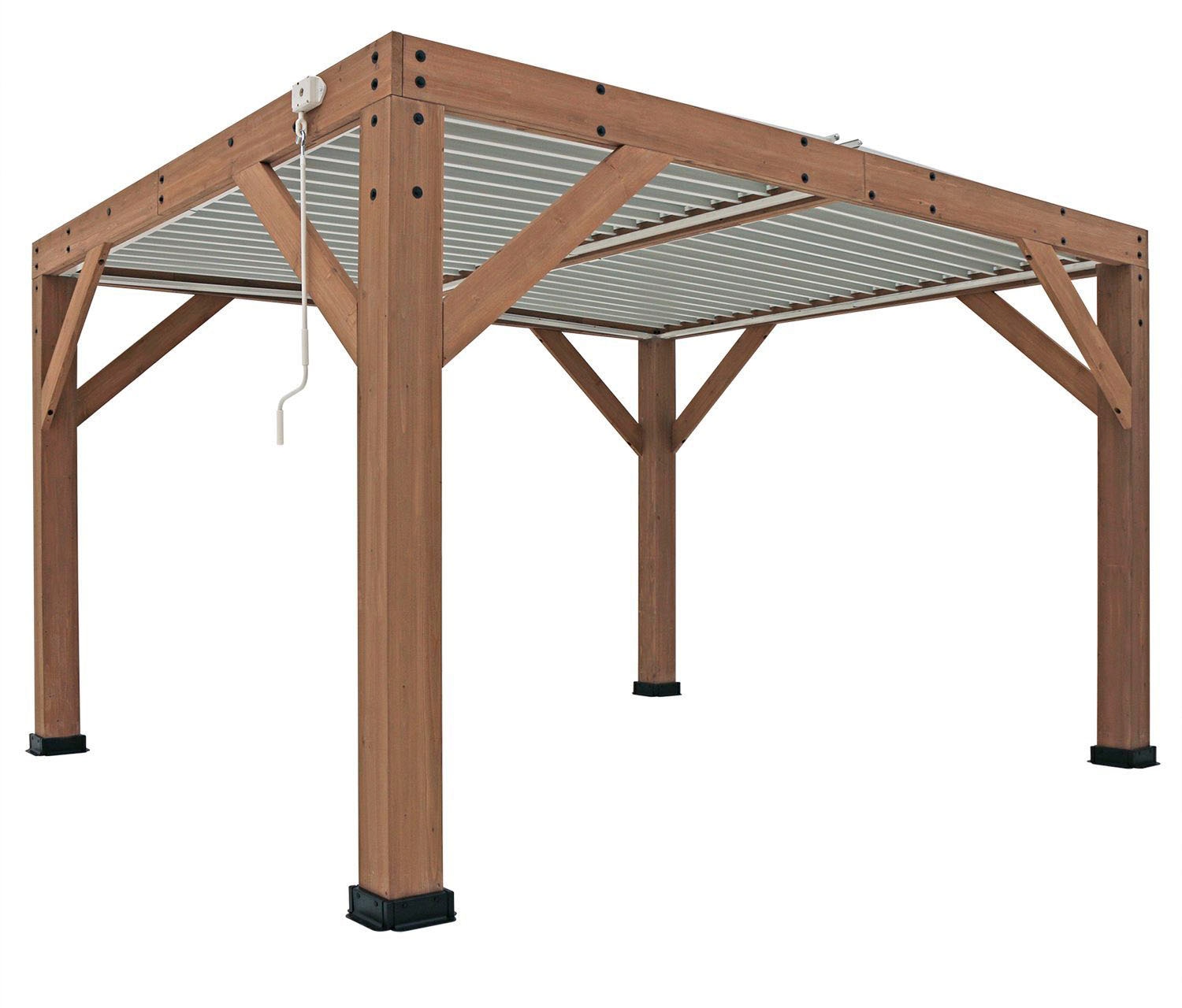 WESTMANN Pergola "Karl", 100 % FSC-zertifiziertes Zedernholz, Dach aus Alum günstig online kaufen