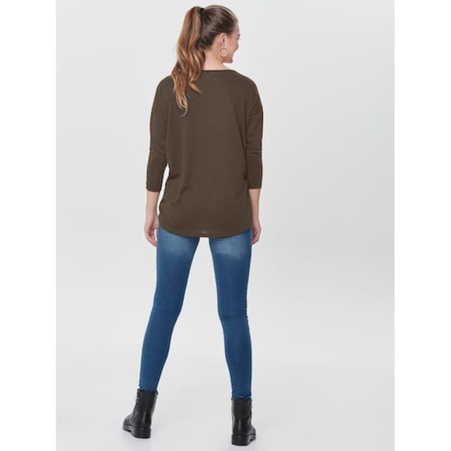 ONLY 3/4-Arm-Shirt »ONLELCOS 4/5 SOLID TOP« bestellen | BAUR