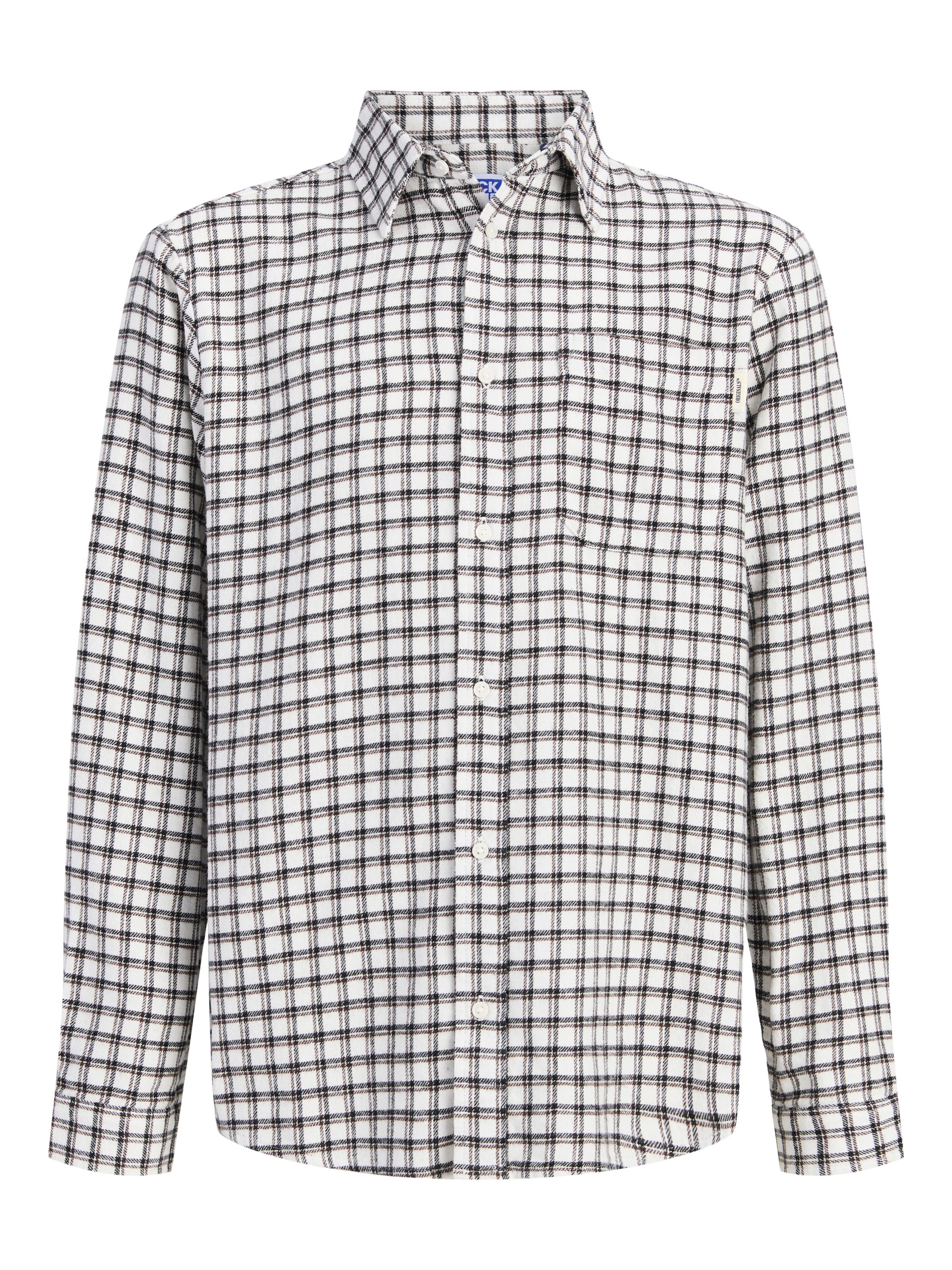 Jack & Jones Junior Langarmhemd »JORFREDERIKSBERG FLANNEL SHIRT L/S JNR« Baumwolle, relaxed fit