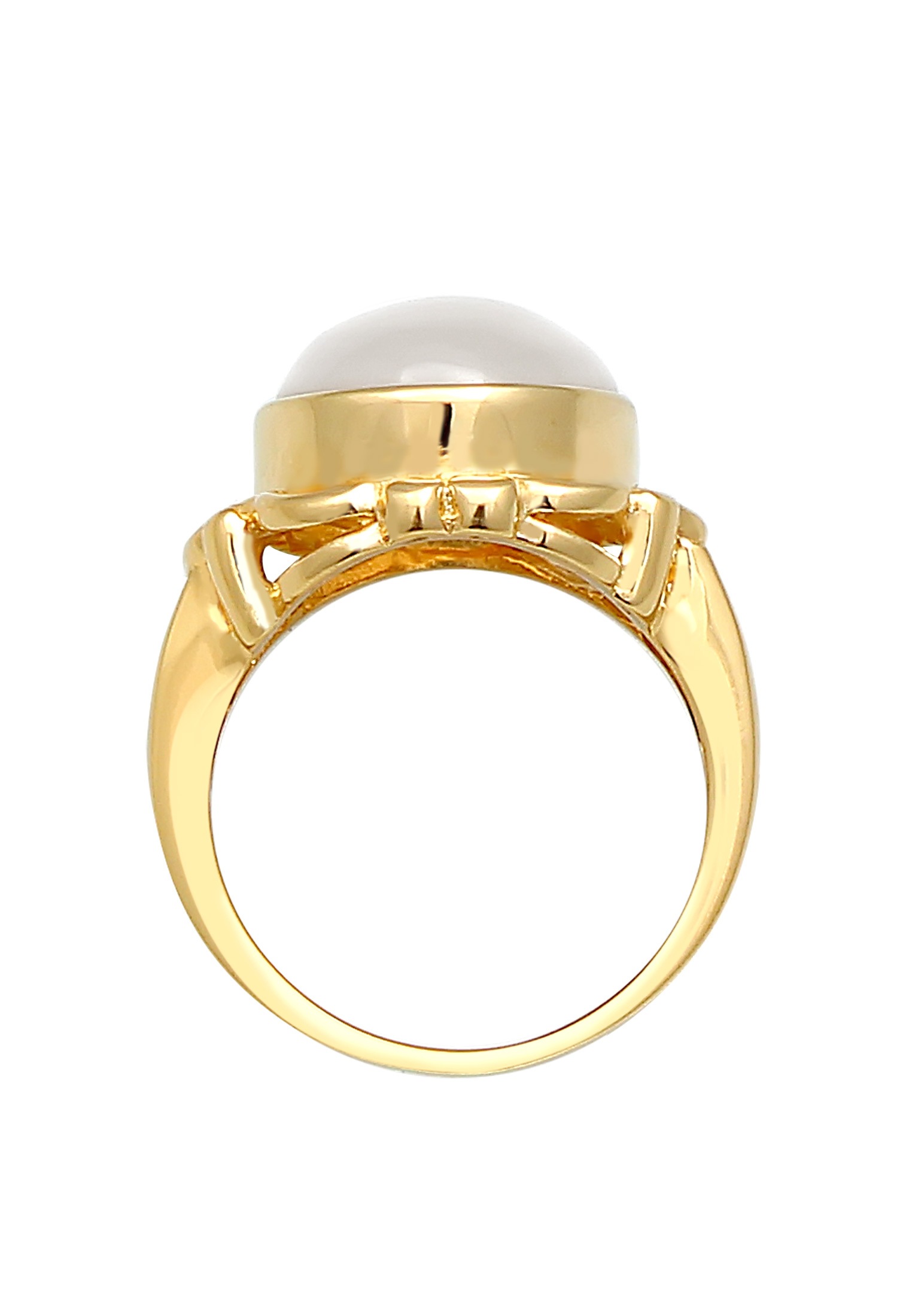 Elli Premium Fingerring »Mondstein Vintage Ornament Edelstein 925 Silber«