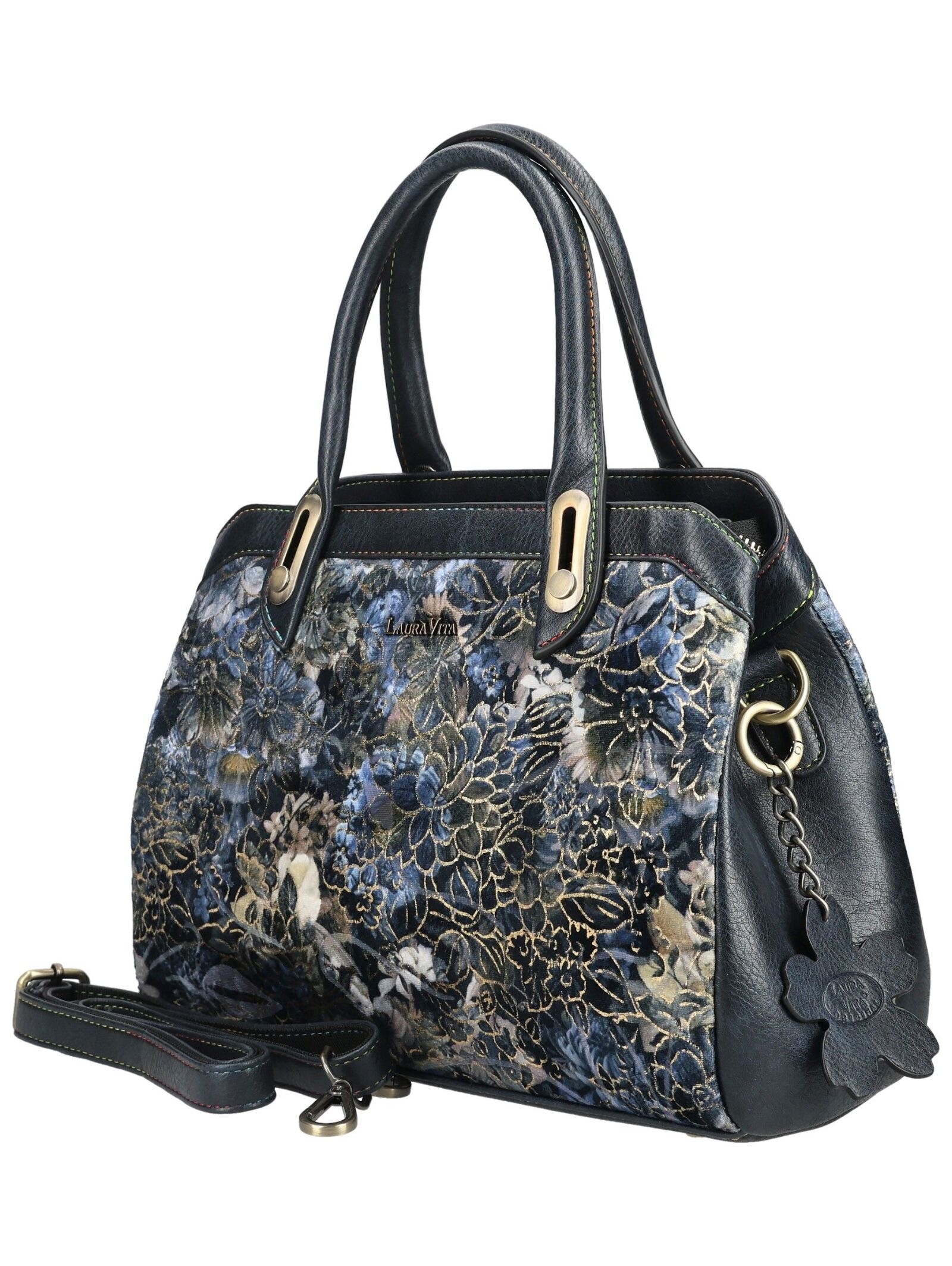 LAURA VITA Henkeltasche »LAURA VITA Taschen Lederimitat/Textil«