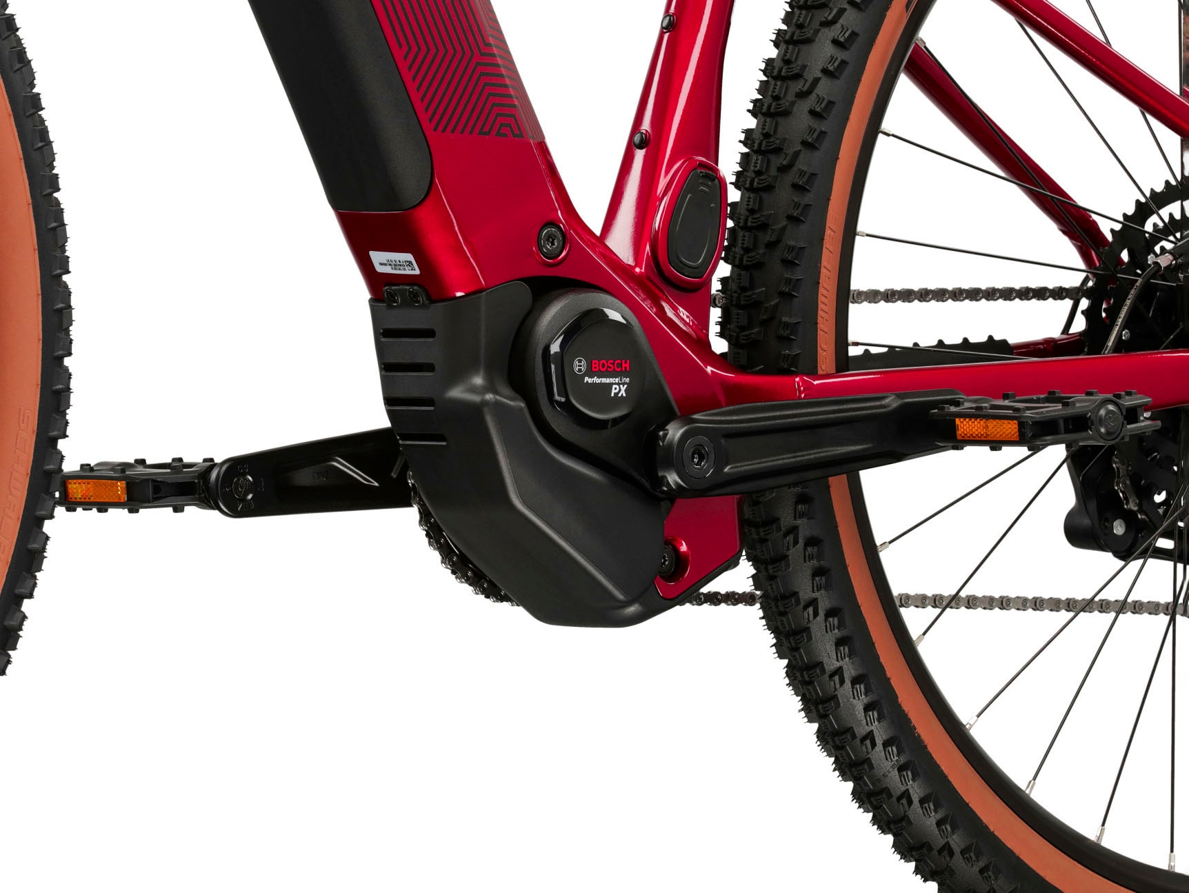 Kross »Influx Hybrid 2.0 16,7Ah / 600 Wh 29 Zoll rot 9 Gänge 2026« 9 Gang Shimano CUES U4000 Schaltwerk Kettenschaltung Mittelmotor 250 W