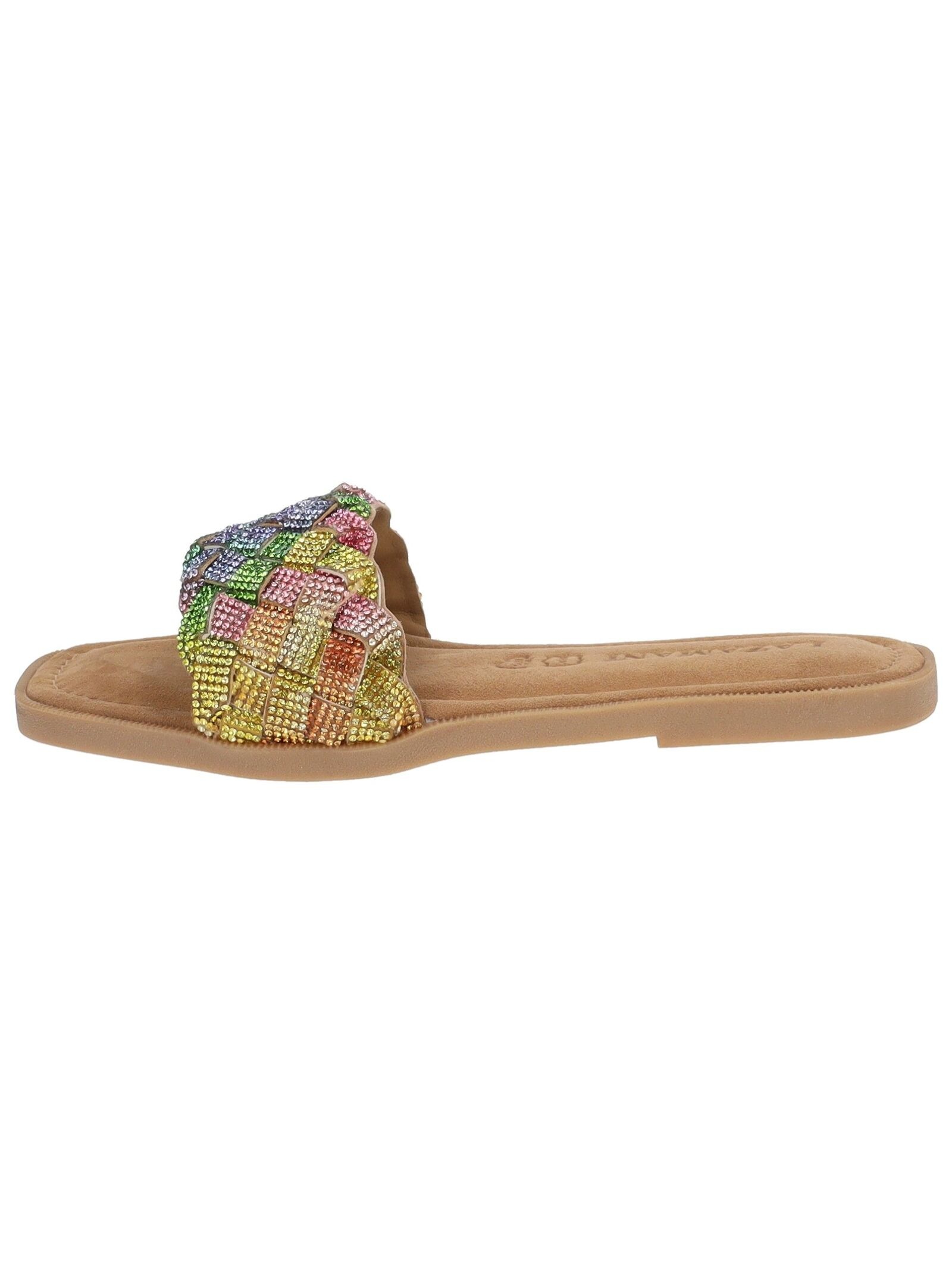 Lazamani Pantolette "Lazamani Pantoletten Leder/Textil" günstig online kaufen