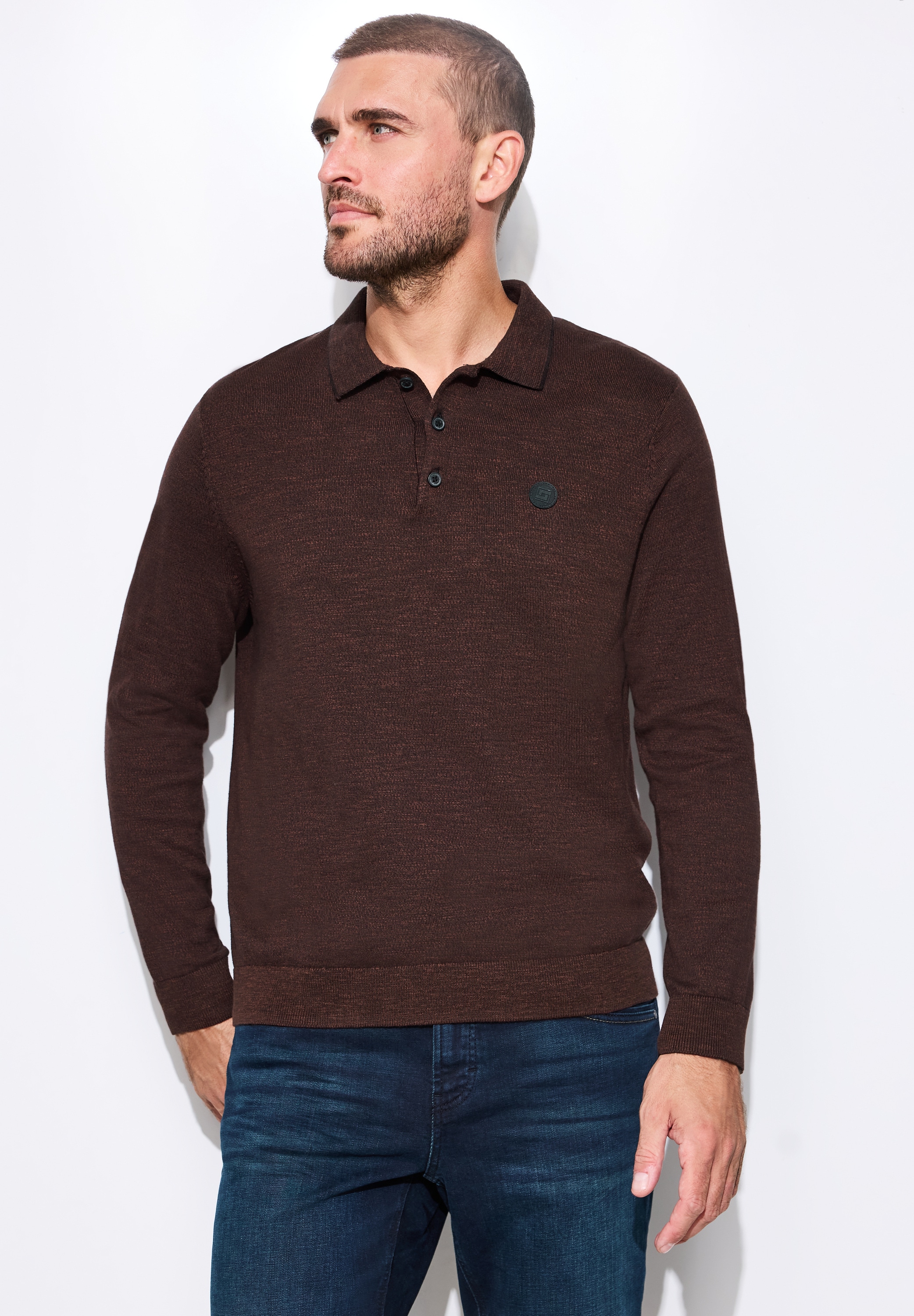 STREET ONE MEN mit Mouliné Garn