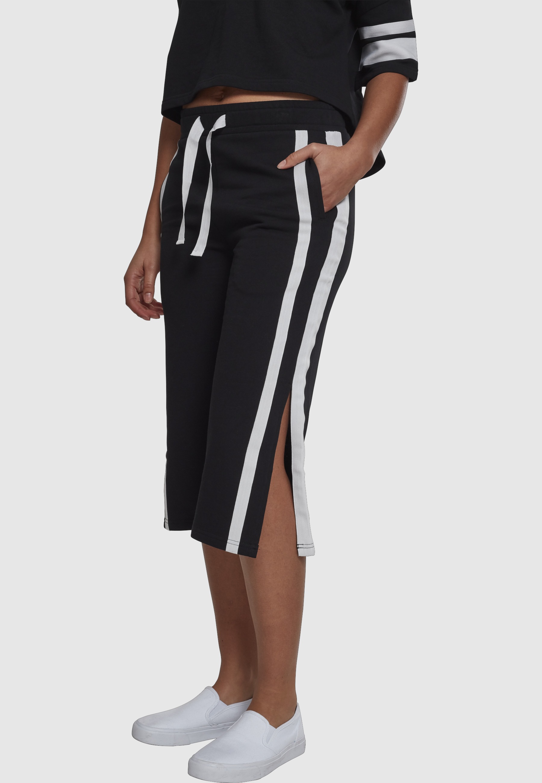 URBAN CLASSICS Culotte »Urban Classics Damen Ladies Taped Terry Culotte«