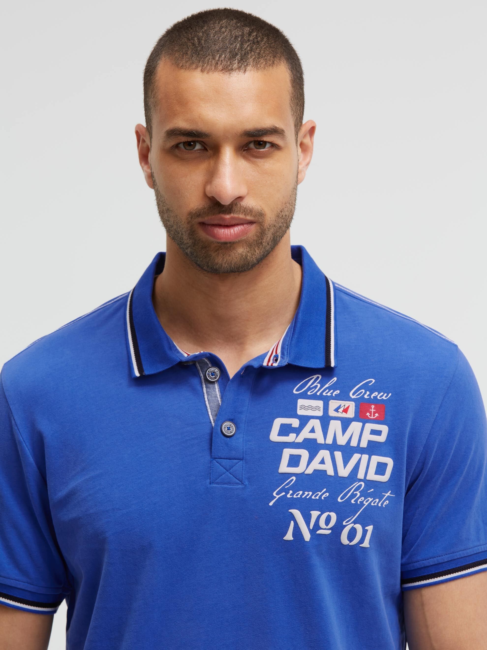 CAMP DAVID Poloshirt aus Baumwolle