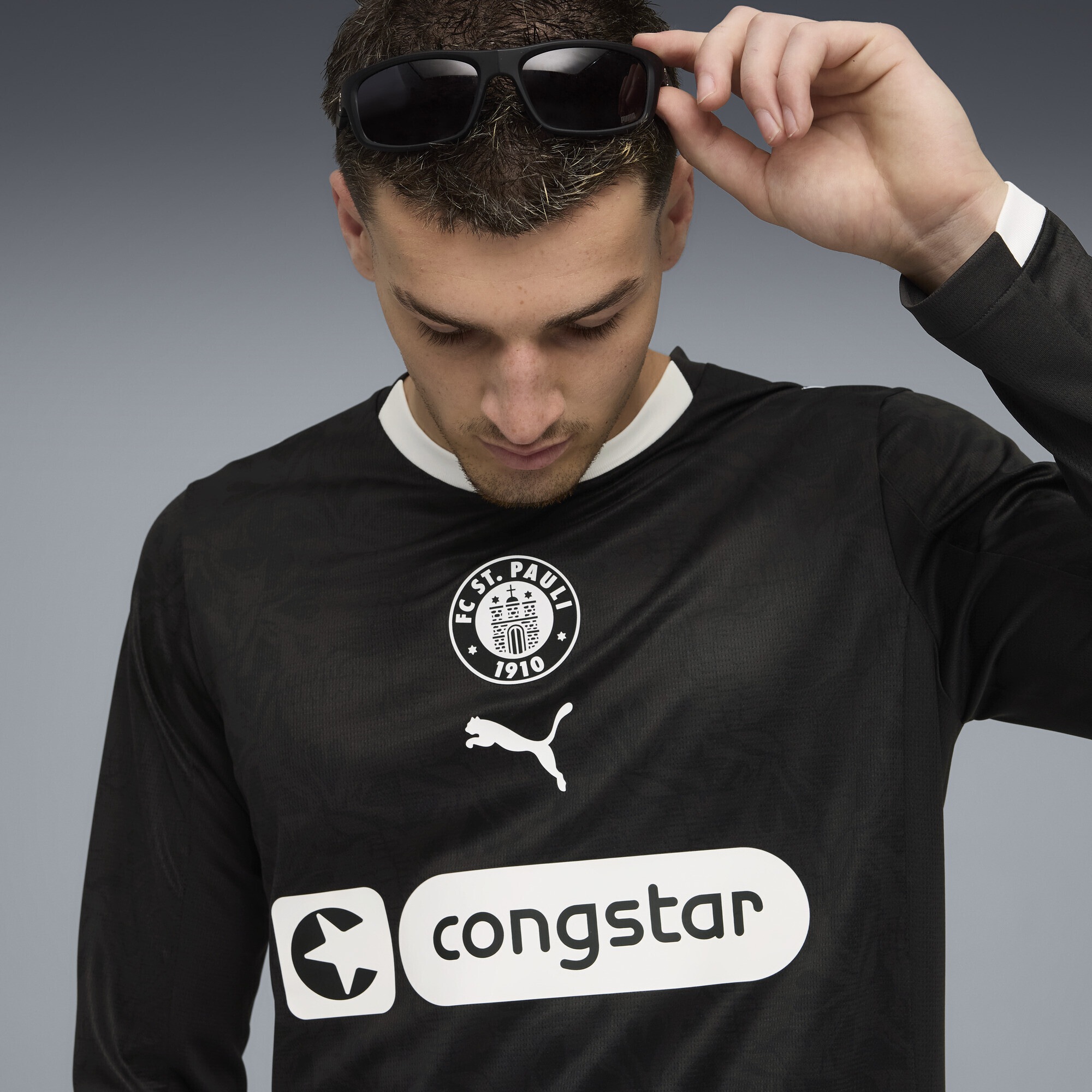 Thumbnail - PUMA Trainingsshirt "FC St. Pauli 25/26 Langarm-Ausweichtrikot Herren"