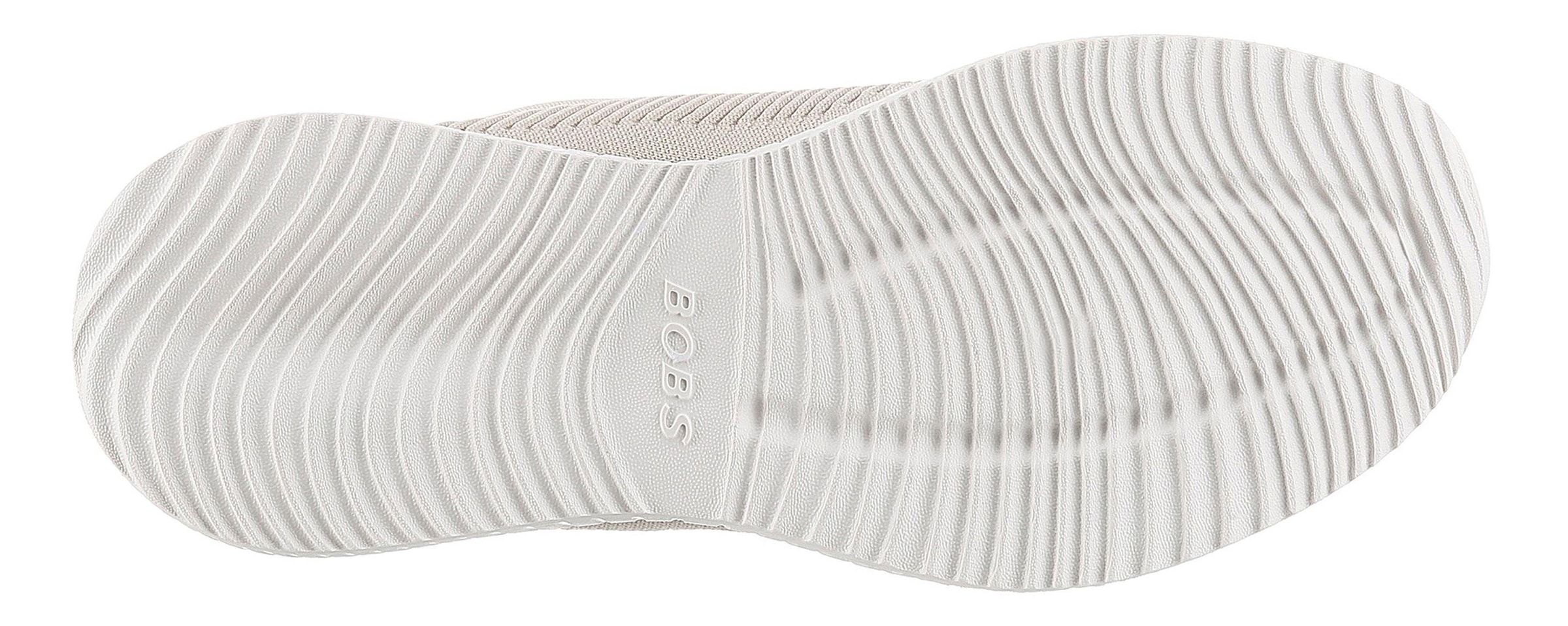 Skechers Sneaker »Bobs Squad - Tough Talk«, Freizeitschuh, Halbschuh, Schnürschuh mit Skech-Knit