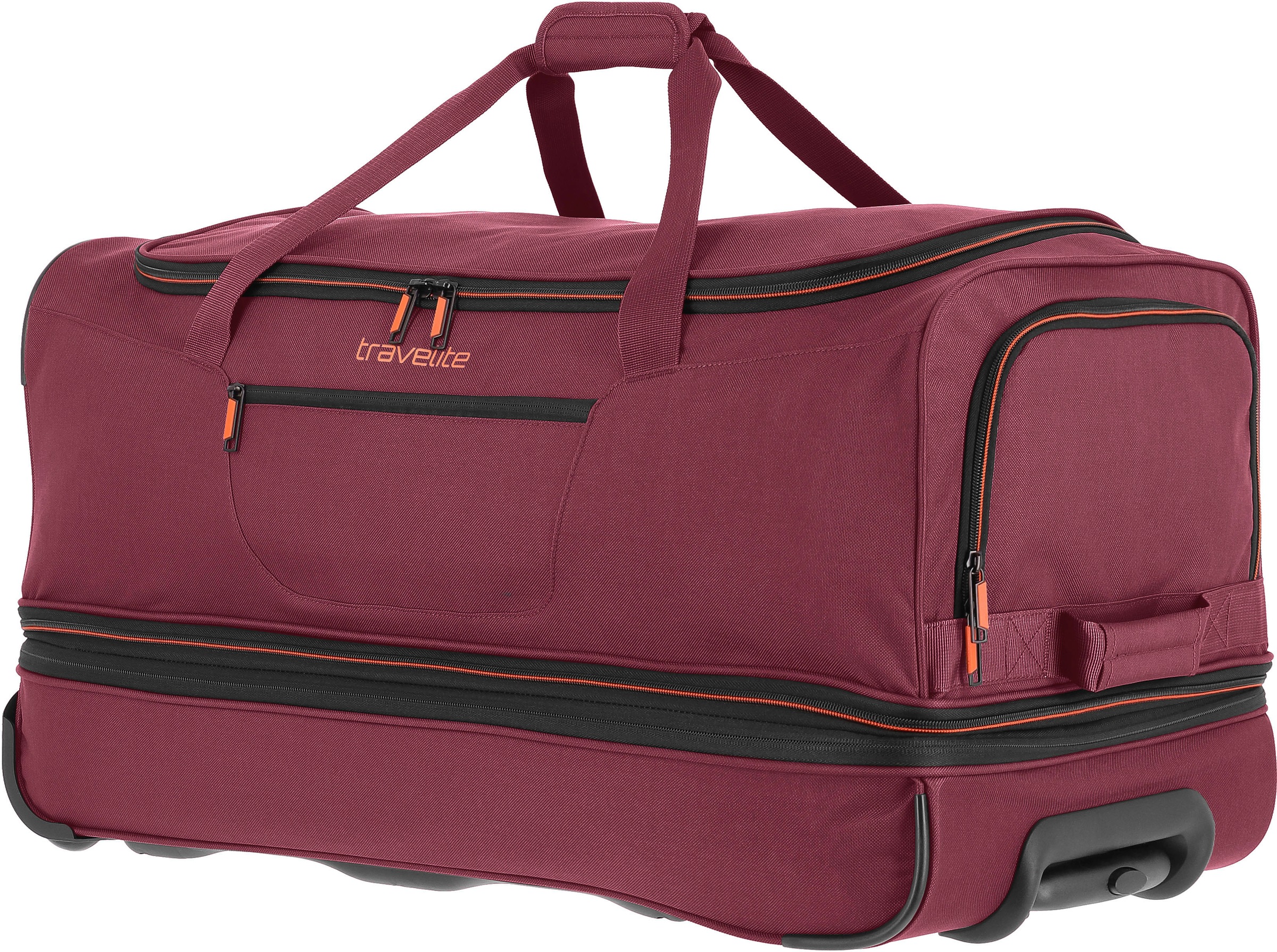travelite Reisetasche »BASICS, verschiedene Größen und Farben«, Duffle Bag Reisegepäck Sporttasche Reisebag mit Trolleyfunktion