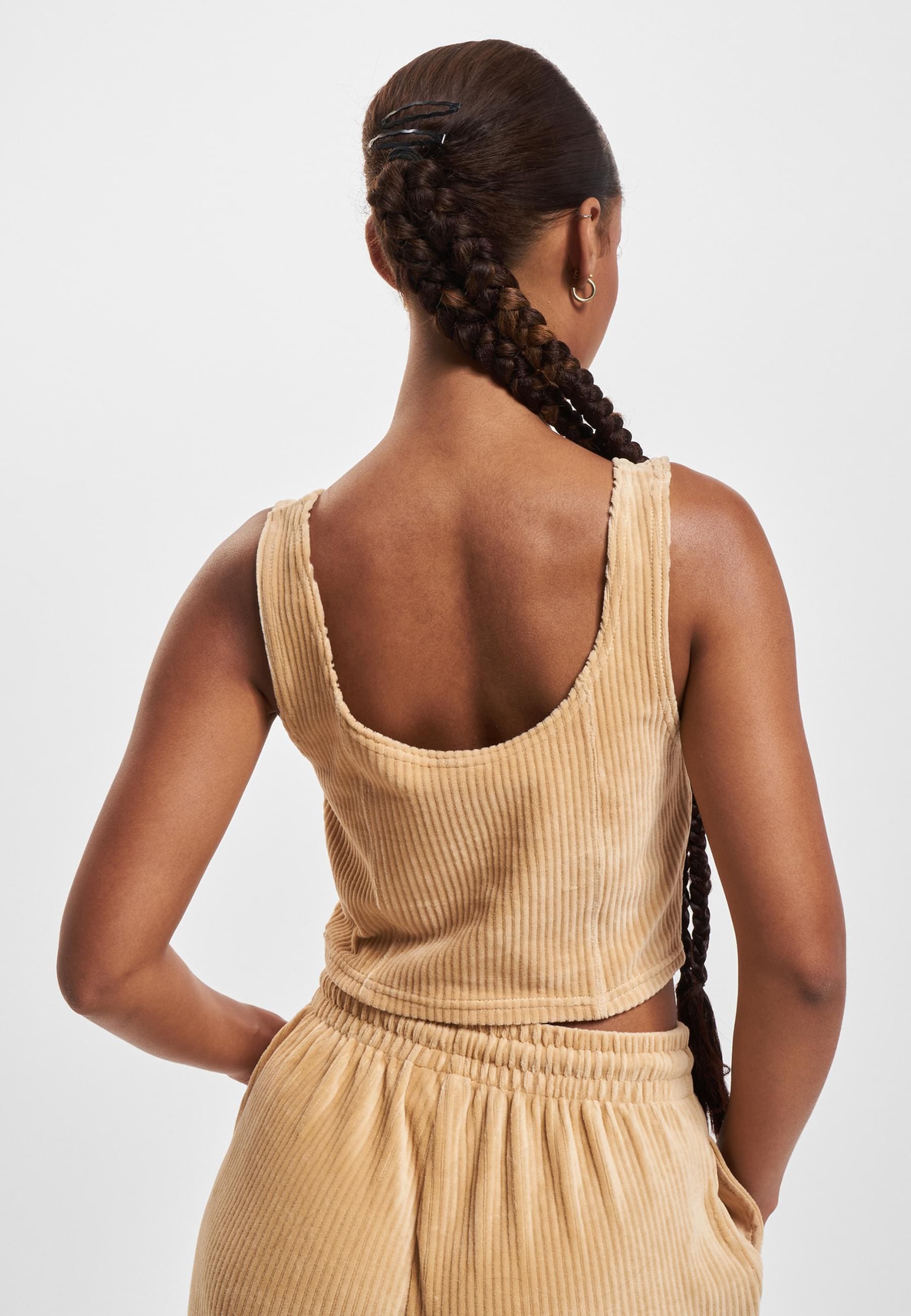 Karl Kani Bügelloser BH »Karl Kani Damen KW233-031-1 KK Signature Corduroy Corset Top«