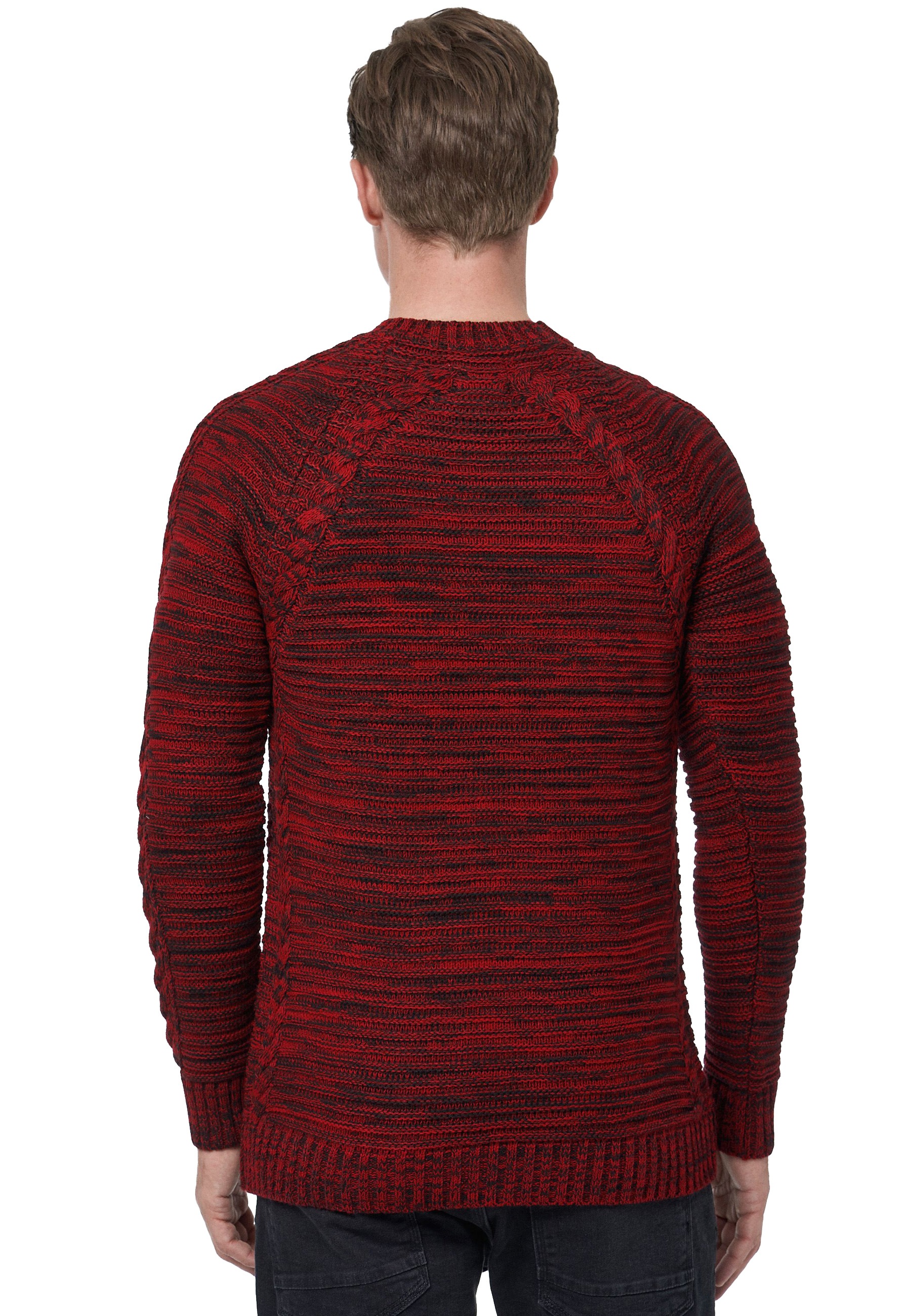 Rusty Neal Strickpullover, in meliertem Design