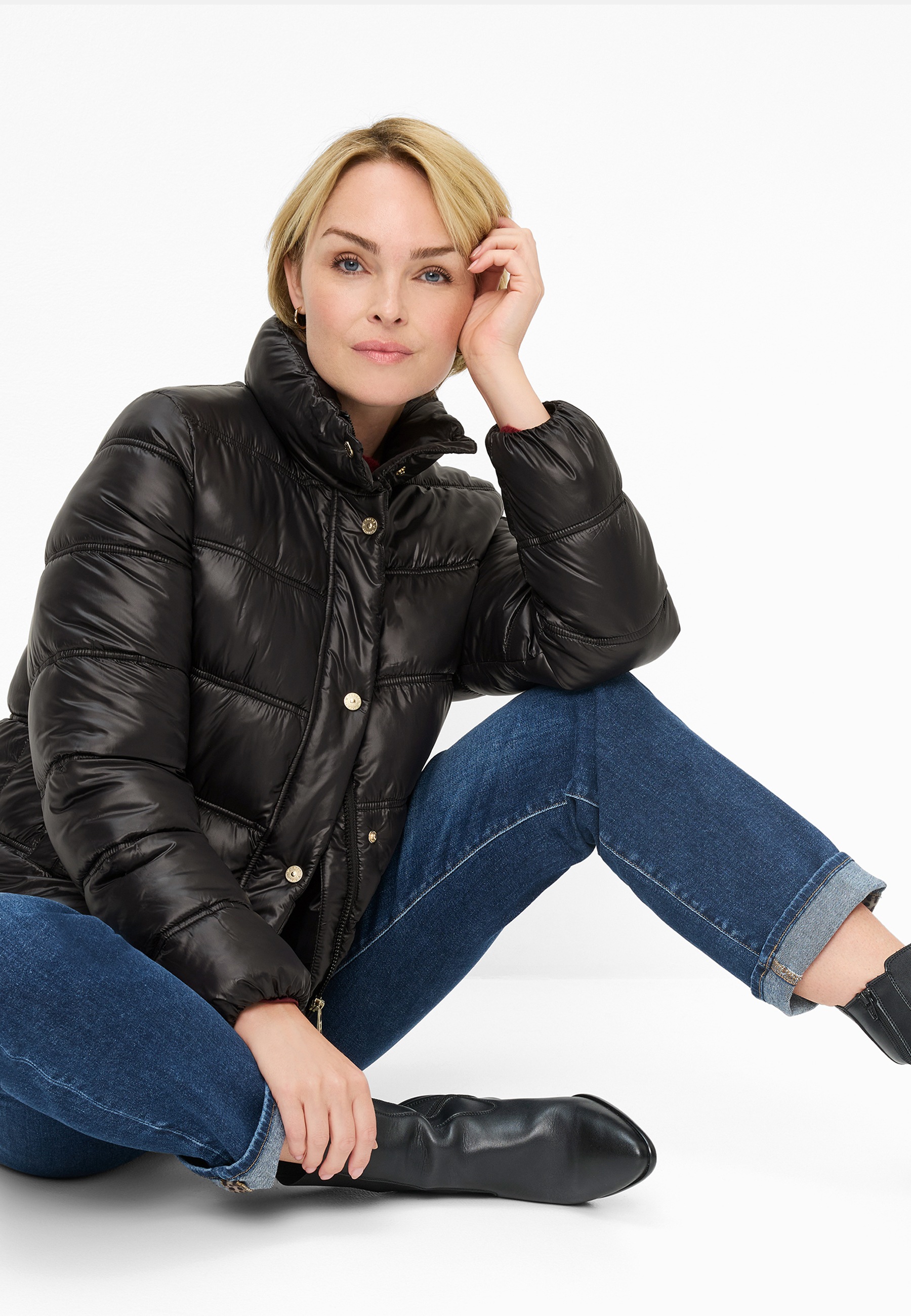 Fuchs Schmitt Steppjacke, ohne Kapuze, mit Eingrifftaschen an der Seite günstig online kaufen