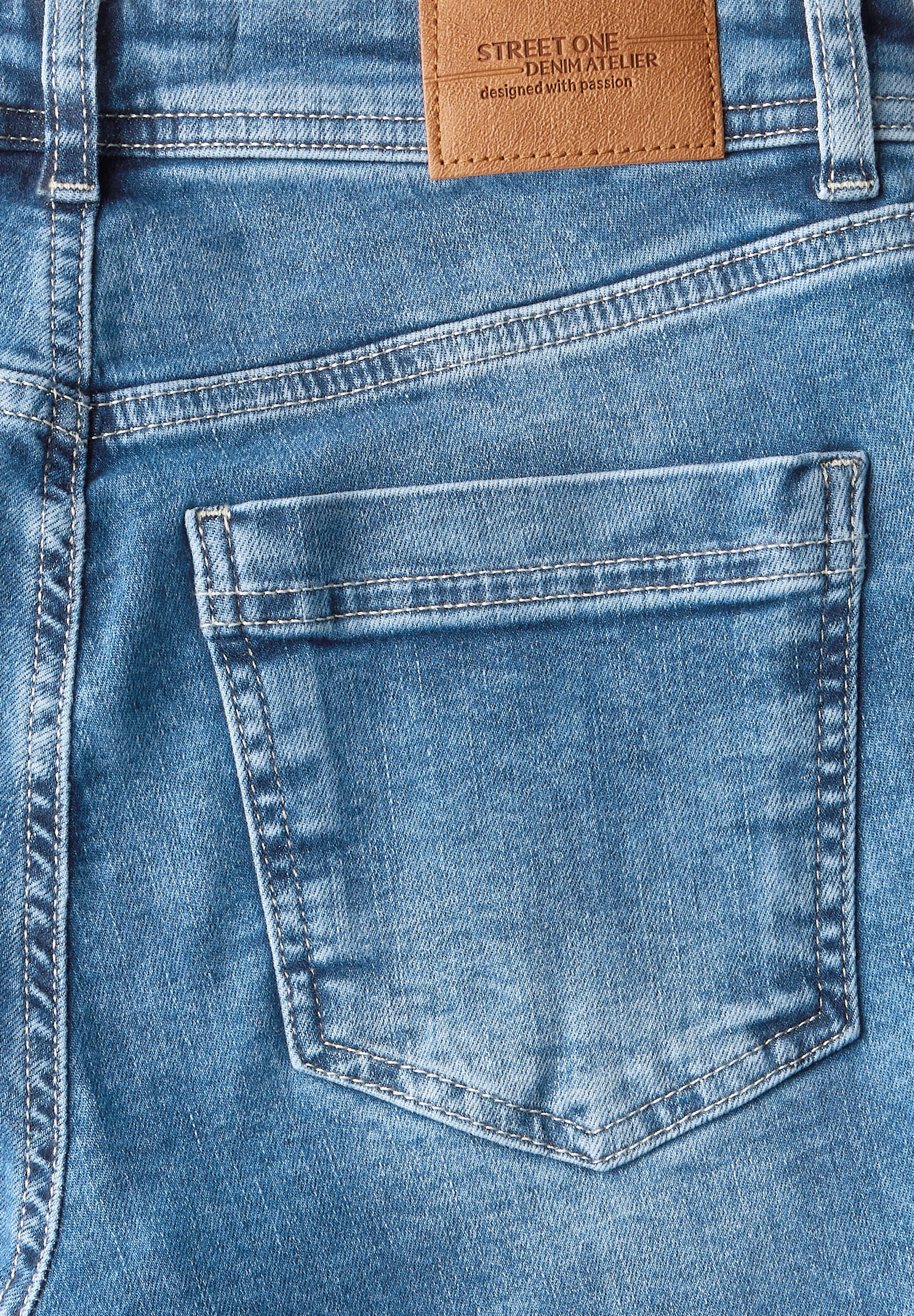 STREET ONE Slim-fit-Jeans, High Waist