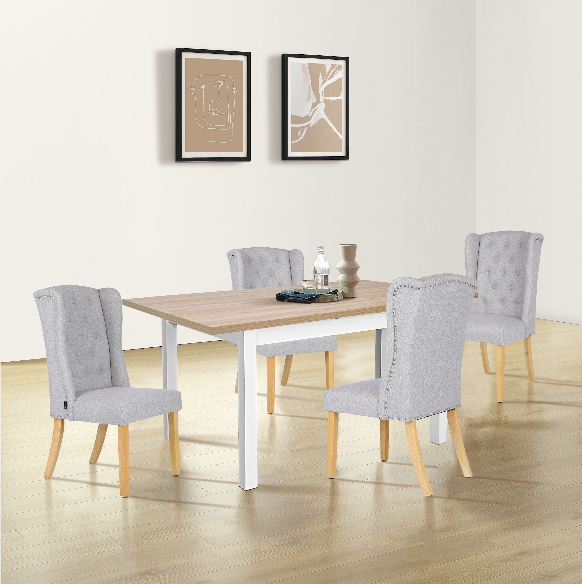 OTTO home Esstisch "Ismund", aus Melamin und MDF Holz, Auszugsfunktion, Bre günstig online kaufen