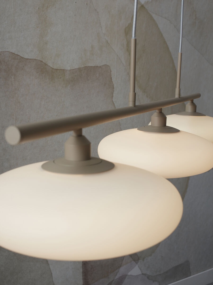 it's About RoMi Hängeleuchte »SAPPORO«, 3 flammig, Leuchtmittel E14 | LED wechselbar, Milchglass