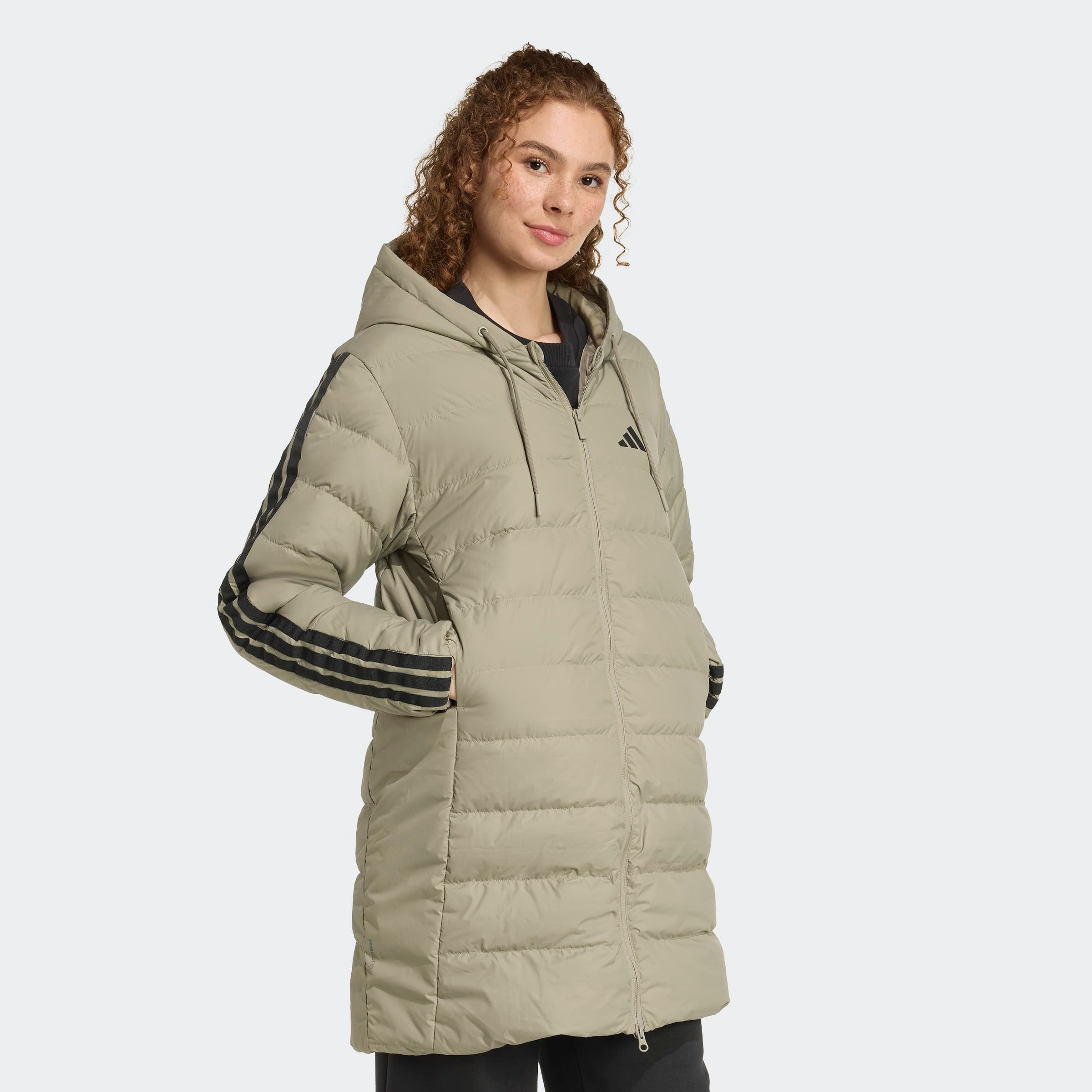 adidas Sportswear Daunenjacke "W ESS 3S L D HP" Winterjacke Damen günstig online kaufen