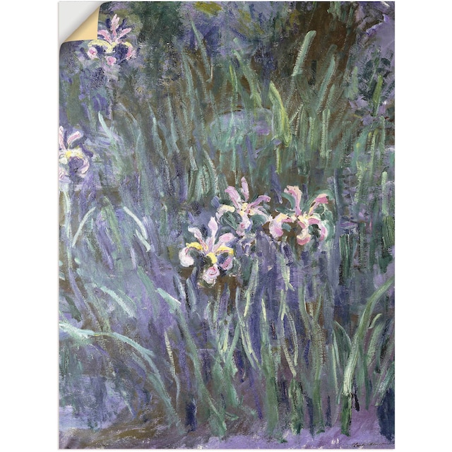 »Schwertlilien. kaufen in versch. als Wandaufkleber Blumen, Leinwandbild, Um St.), (1 Artland 1914-17«, Wandbild oder Poster | BAUR Größen